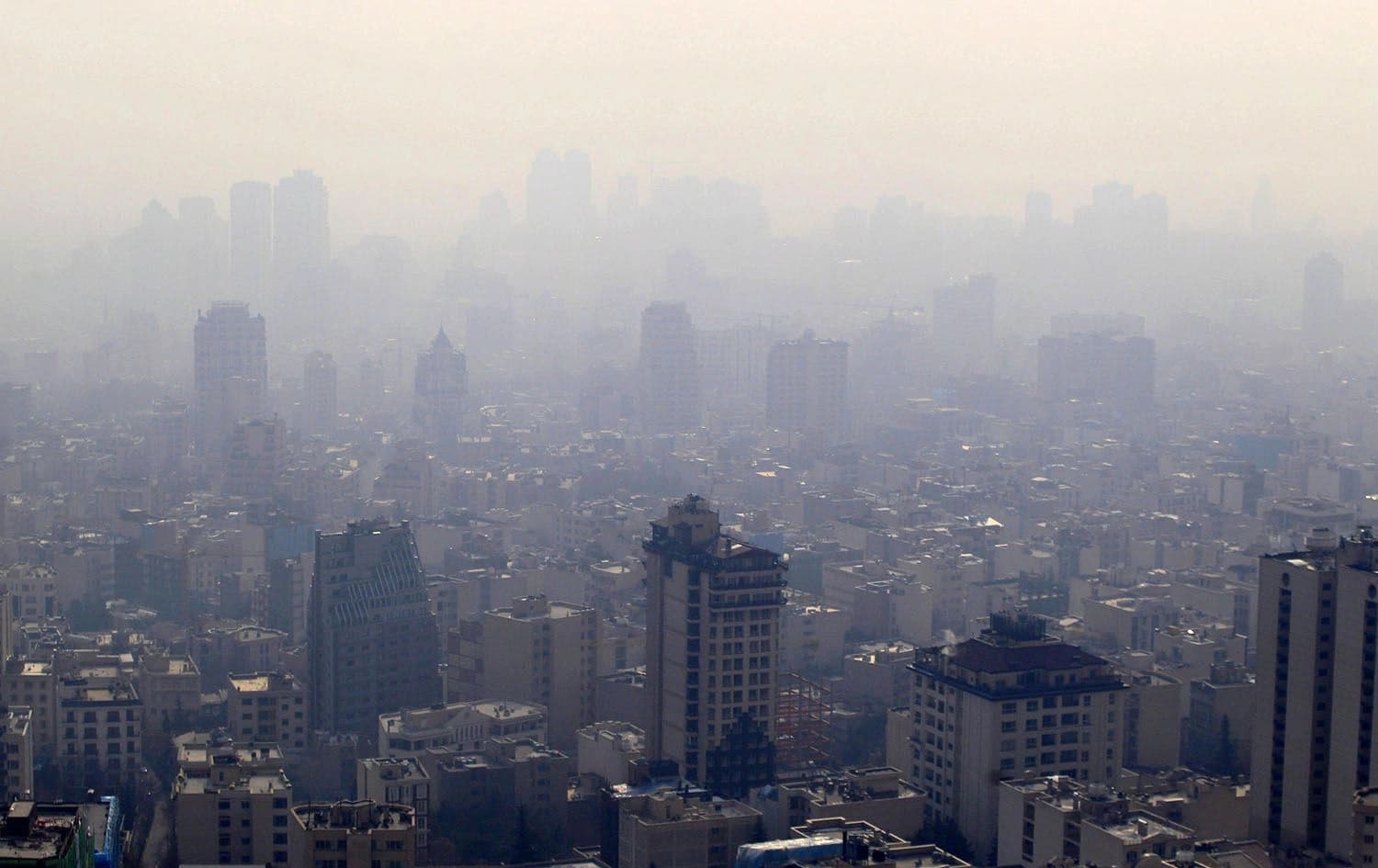 Air pollution in Iran's capital Tehran. Photo: AP/file