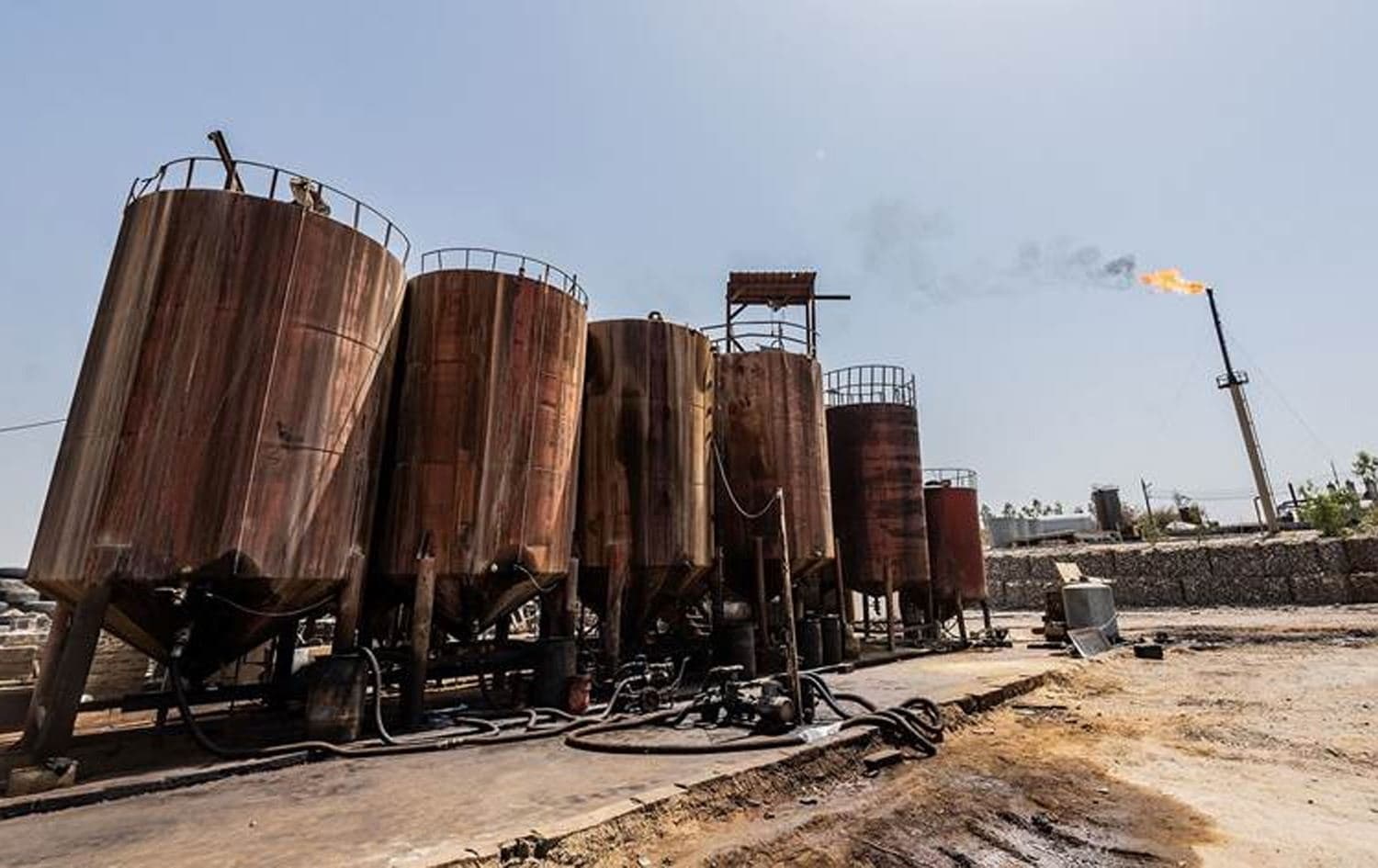 An oil refinery in Erbil province. Photo: Bilind T. Abdullah/Rudaw/file