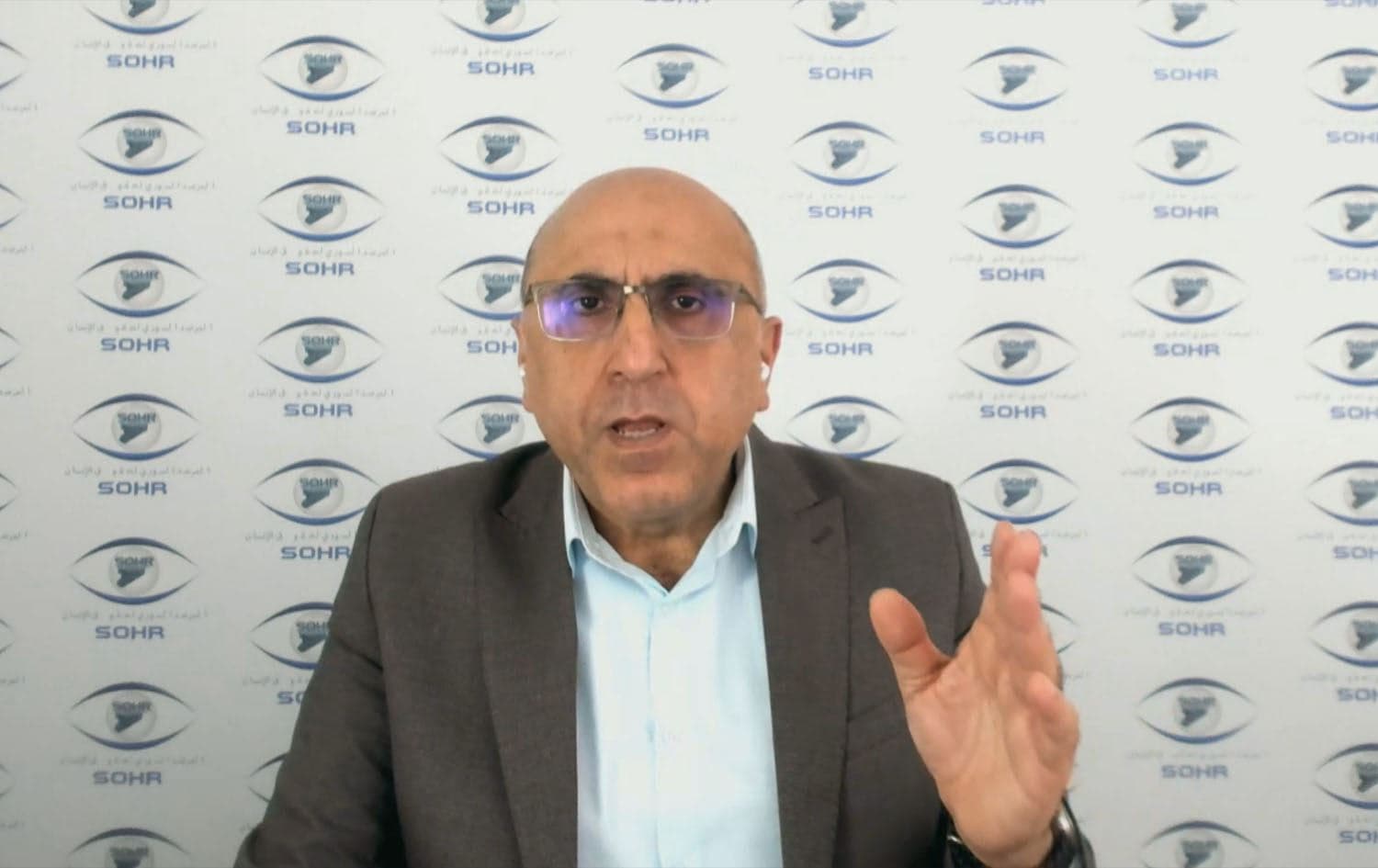 Rami Abdulrahman, head of the United Kingdom-based Syrian Observatory for Human Rights speaking to Rudaw on December 7, 2024. Photo: Rudaw