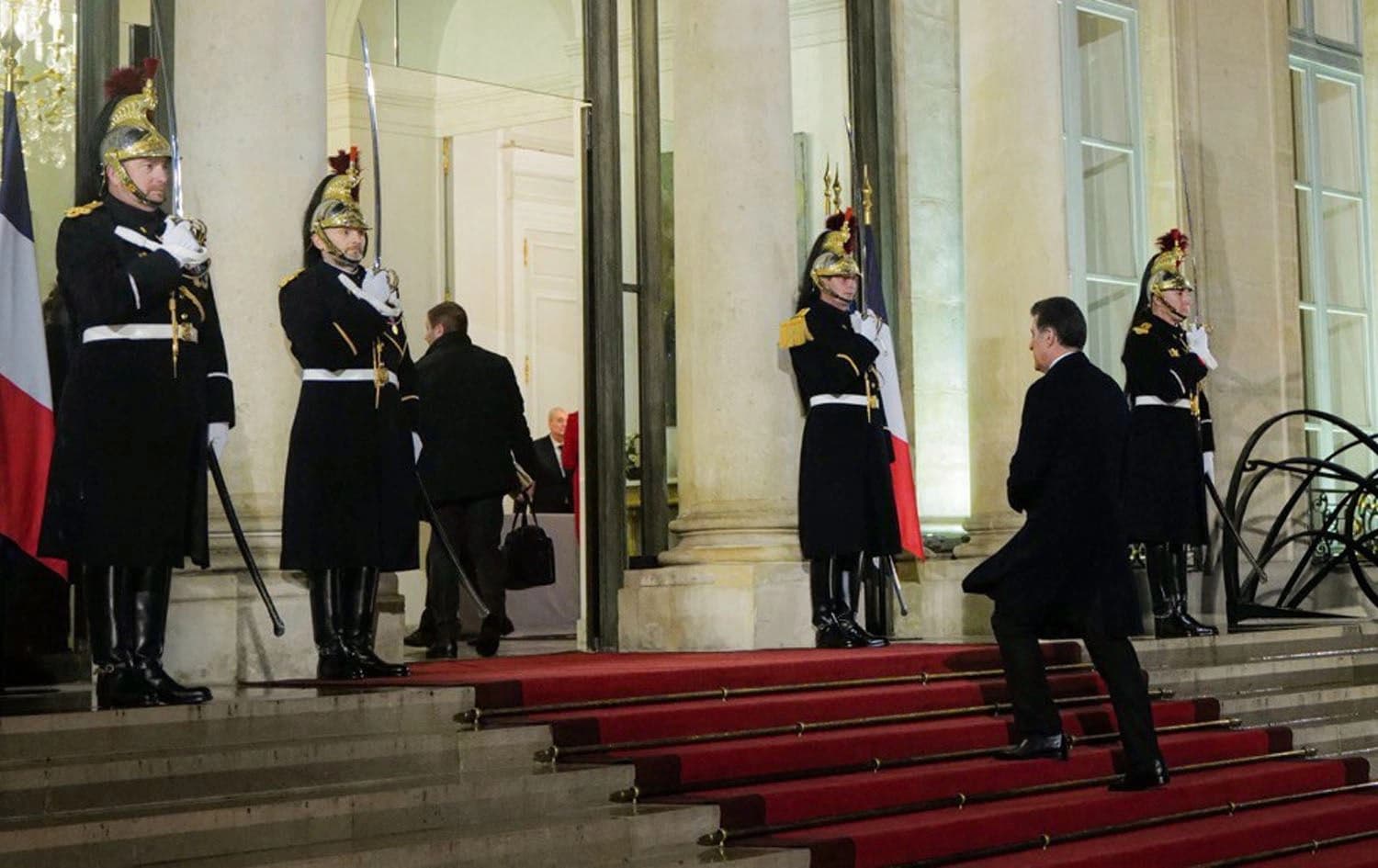 Kurdistan Region President Nechirvan Barzani attending the reopening on the iconic Notre Dame cathedral in Paris on December 8, 2024. Photo: Office of President Barzani