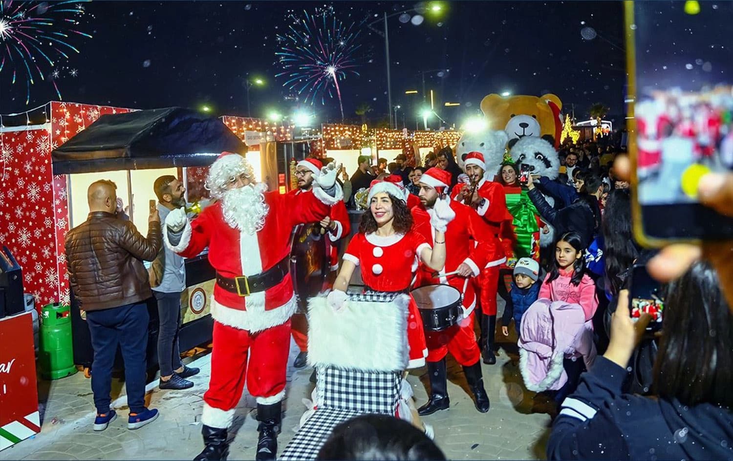 Christmas celebrations in Erbil. Photo: Rudaw