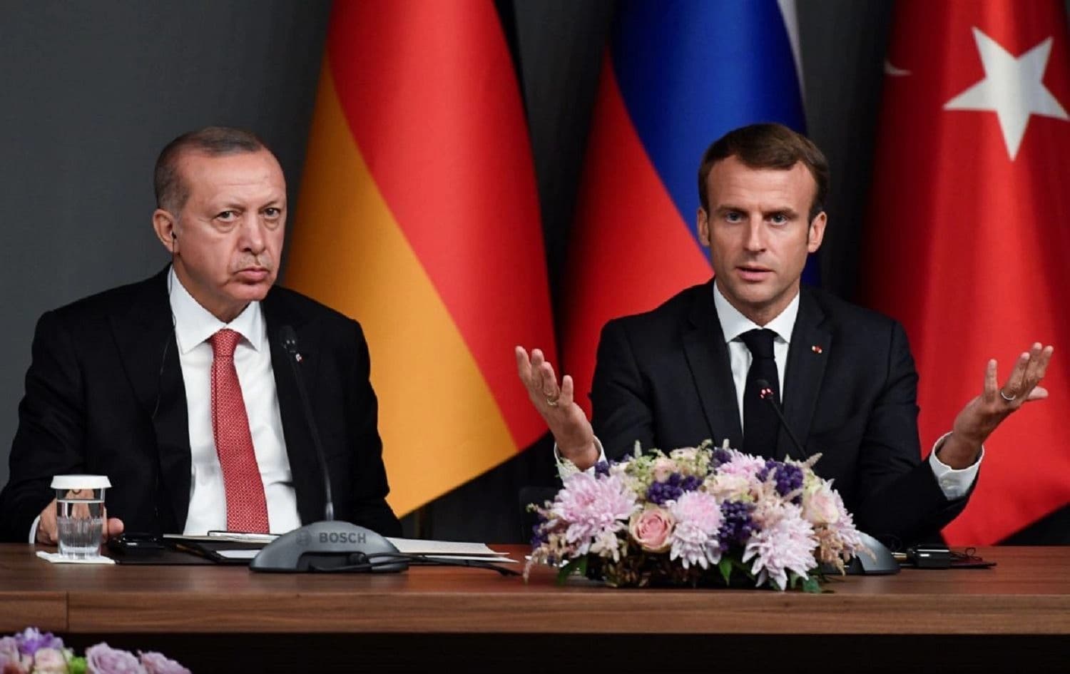 Edoğan (solda) ve Mecron. / Foto: Arşiv