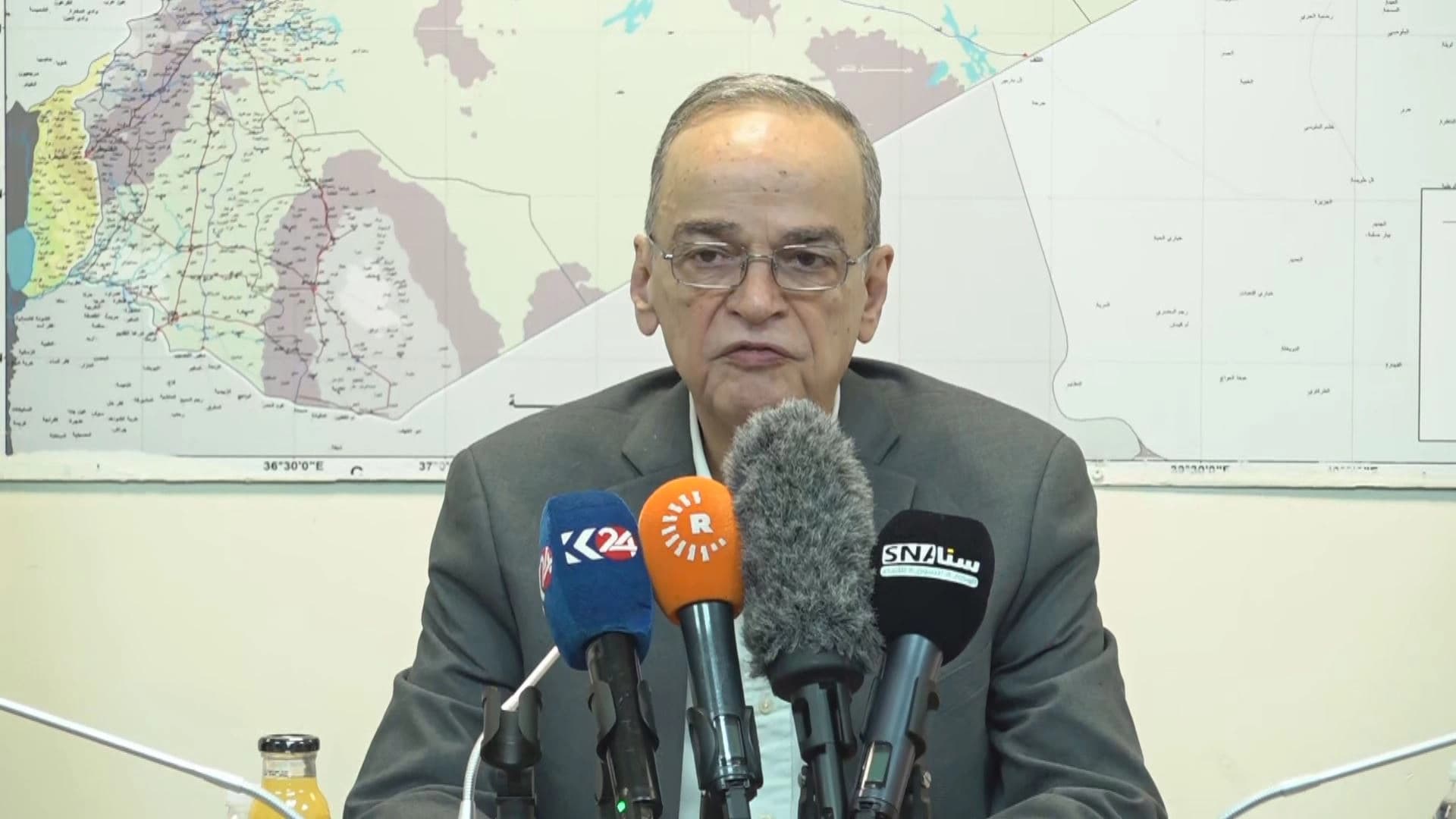 Hadi Albahra, president of the Syrian National Coalition (SNC), speaking to reporter in Istanbul on December 18, 2024. Photo: Rudaw