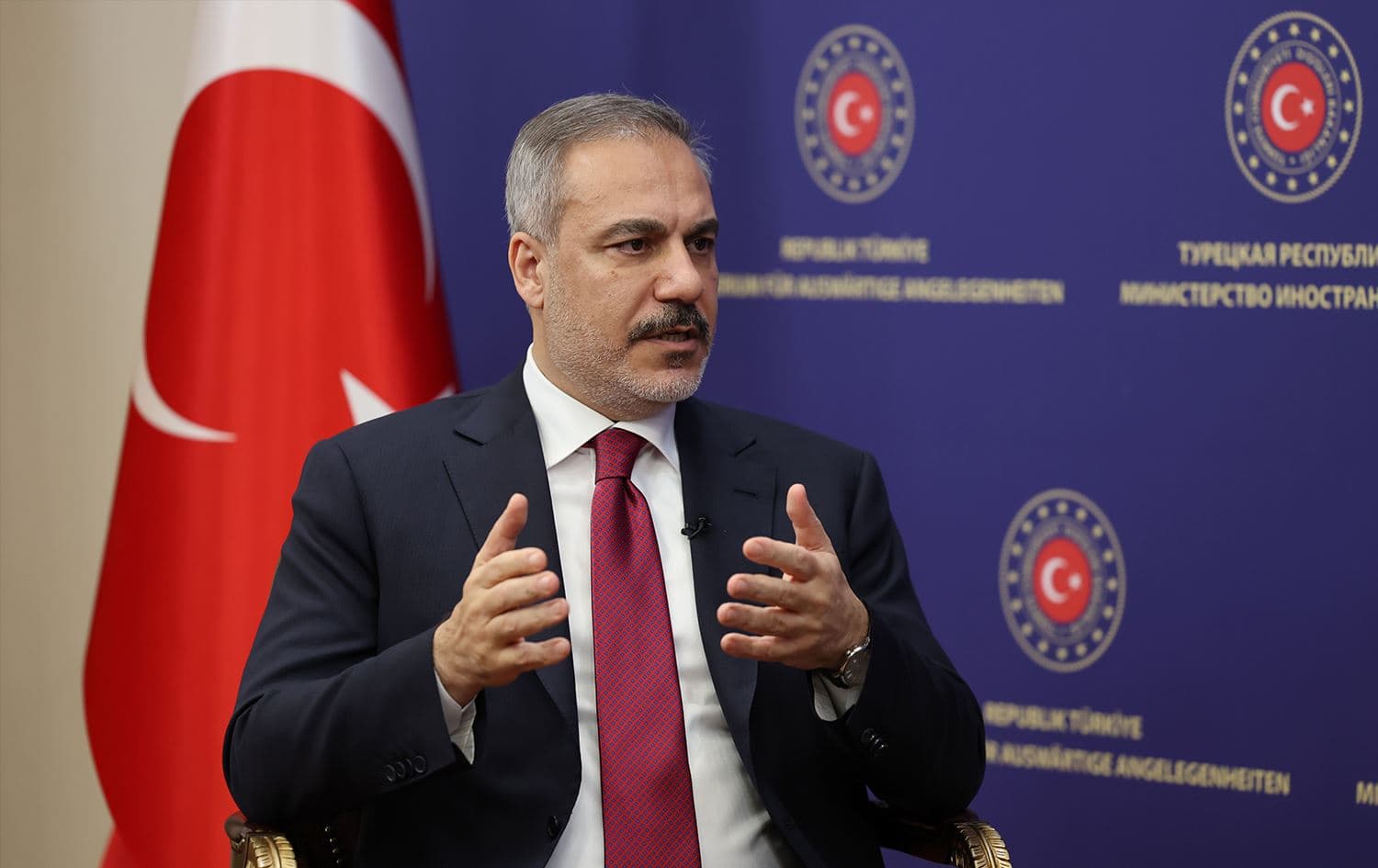 Wezîrê Karên Derve yê Tirkiyeyê Hakan Fîdan / Wêne: AA