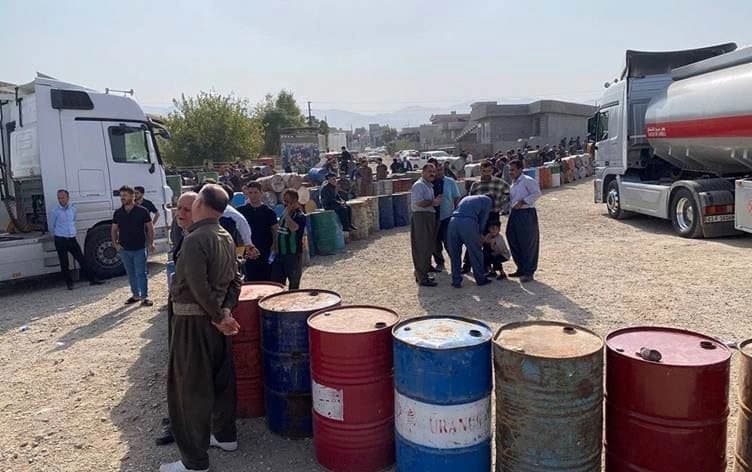 دابەشکردنی نەوت لە هەولێر، وێنە: بڵند تاهیر  - رووداو