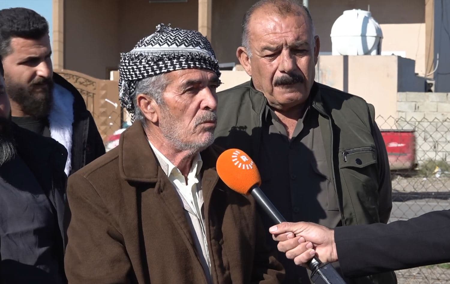 Ali Rahman, a farmer from Palkana village, Kirkuk. Photo: Screengrab/Rudaw