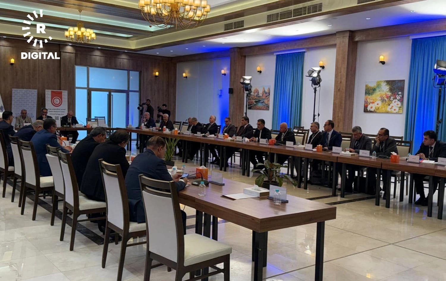 The Najaf-Erbil forum 2, was held in the city of Najaf on December 21, 2024. Photo: Rudaw