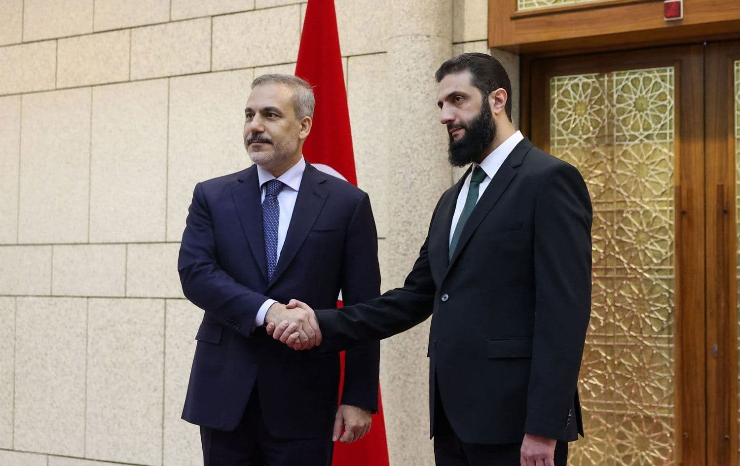 Hakan Fîdan û Ebû Mihemed Colanî / Wêne: AA