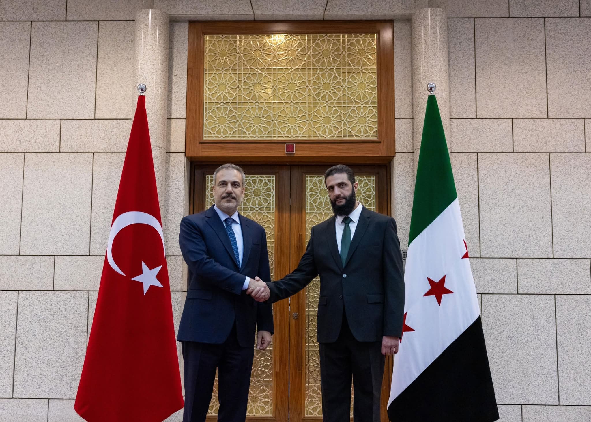 Foto: Türkiye Dışişleri Bakanı Hakan Fidan ve Ahmed Şera