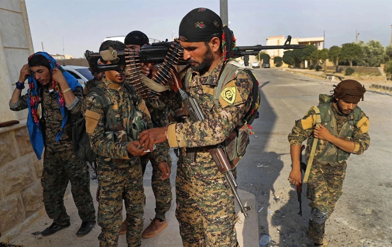 Kurdish-led fighters prepare for an attack on Islamic State militants in Raqqa on June 22, 2017. File photo: Hussein Malla/AP