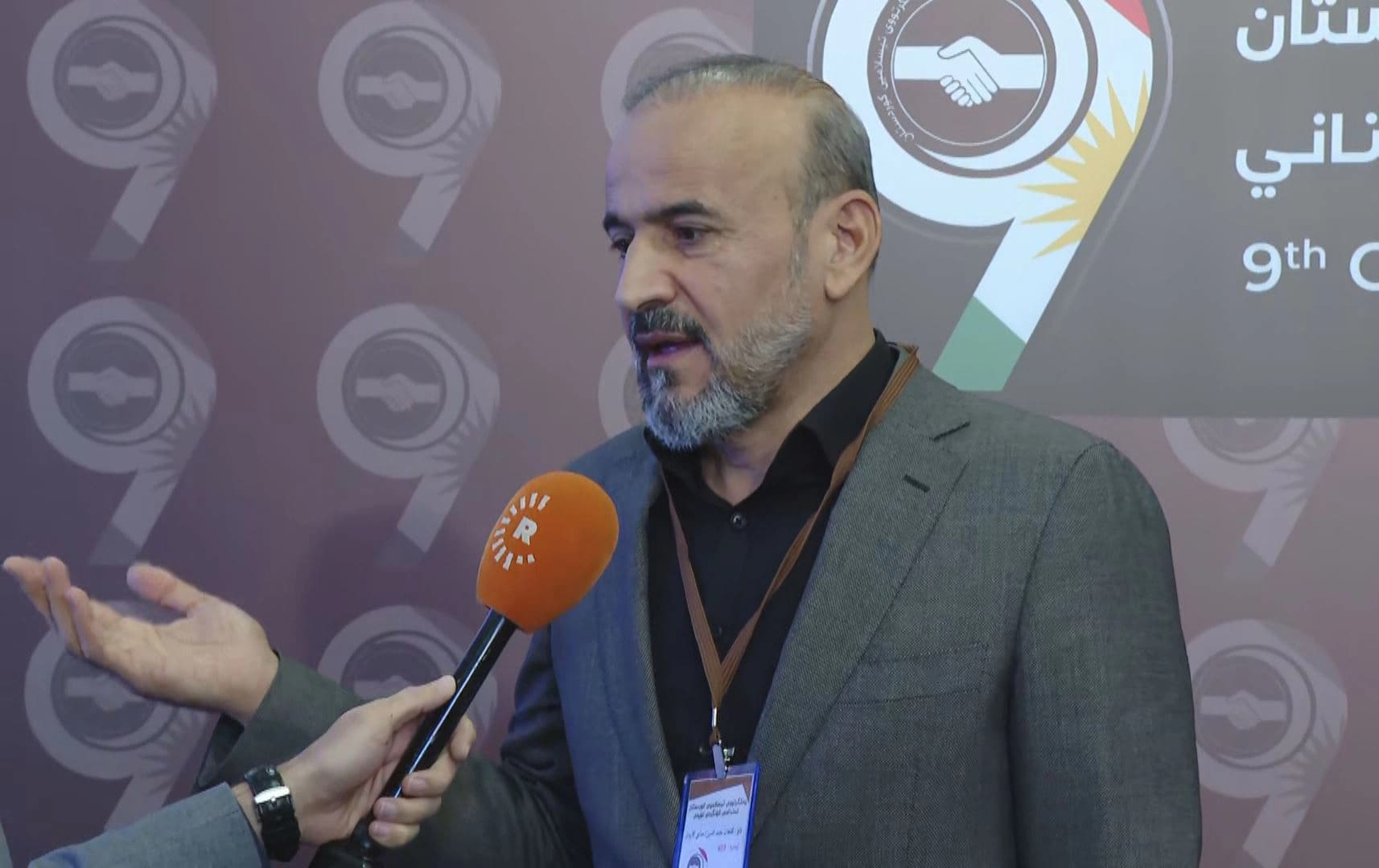حاجی کاروان لە کۆنگرەی نۆیەمی یەکگرتوو.