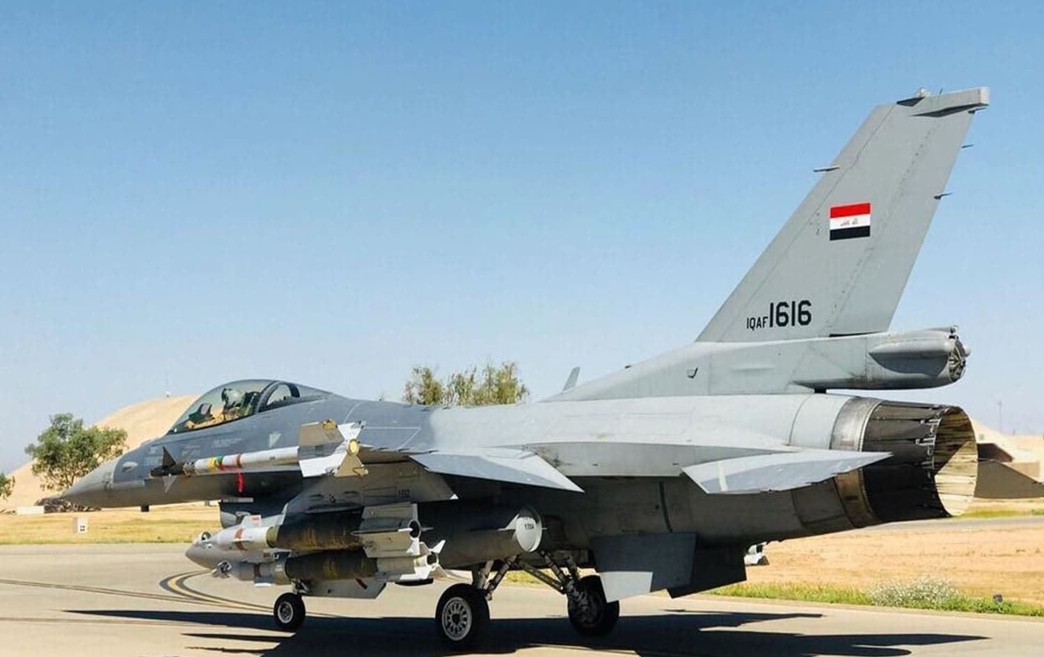 An Iraqi F-16 jet. Photo: AFP