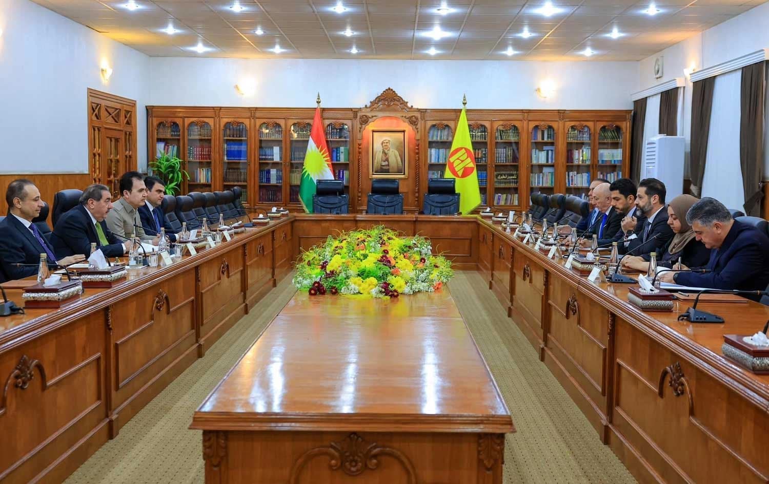 کۆبوونەوەکەی شاندی پارتی و یەکێتی لە پیرمام لە 17-12-2024
