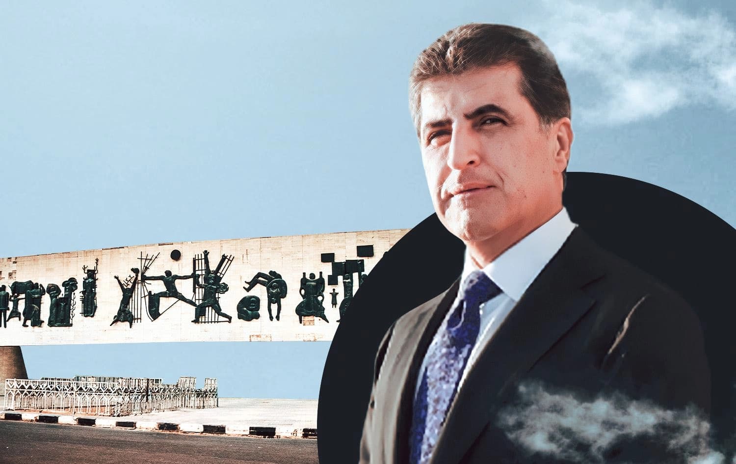 Serokê Herêma Kurdistanê Nêçîrvan Barzanî\ Wêne: Rûdaw Grafîk