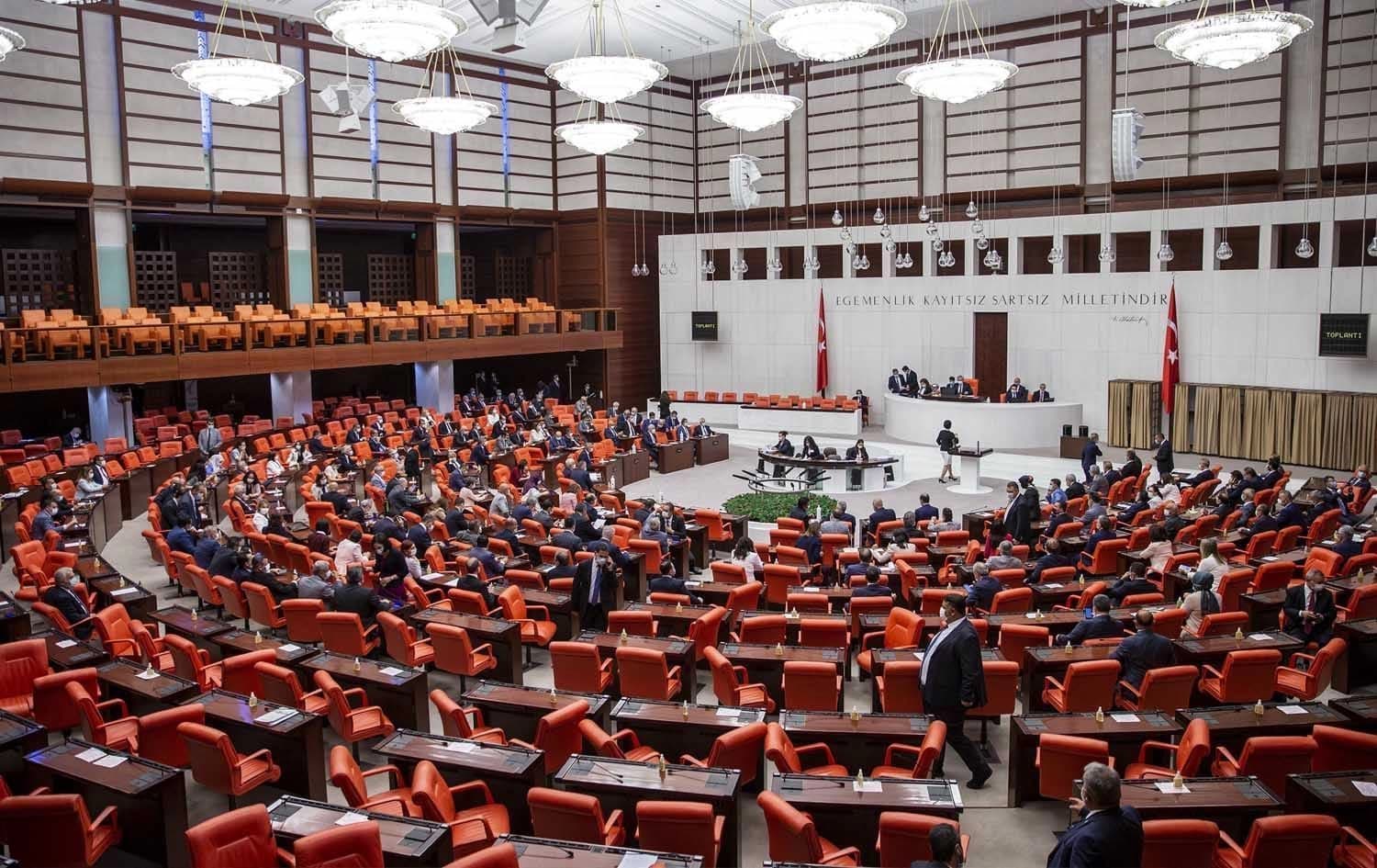 کۆبوونەوەیەکی پەرلەمانی تورکیا