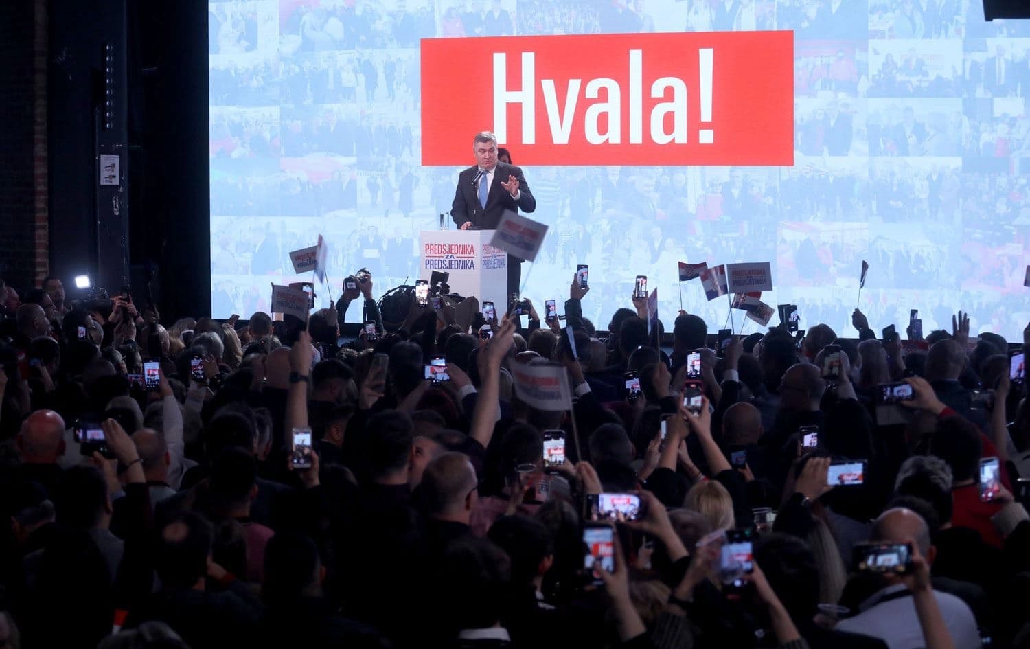 Hırvatistan'da cumhurbaşkanlığı seçimlerinde Milanovic zaferini ilan etti / Foto: AA
