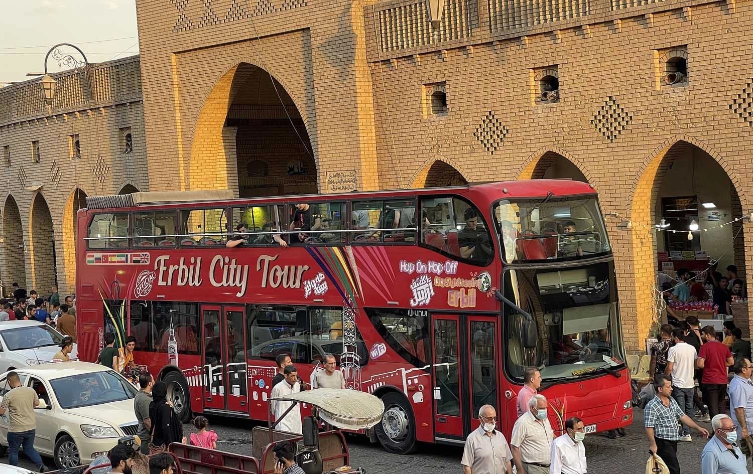 پاسێکی دوو نهۆمی لە هەولێر؛ وێنە: محەممەد سەردار 