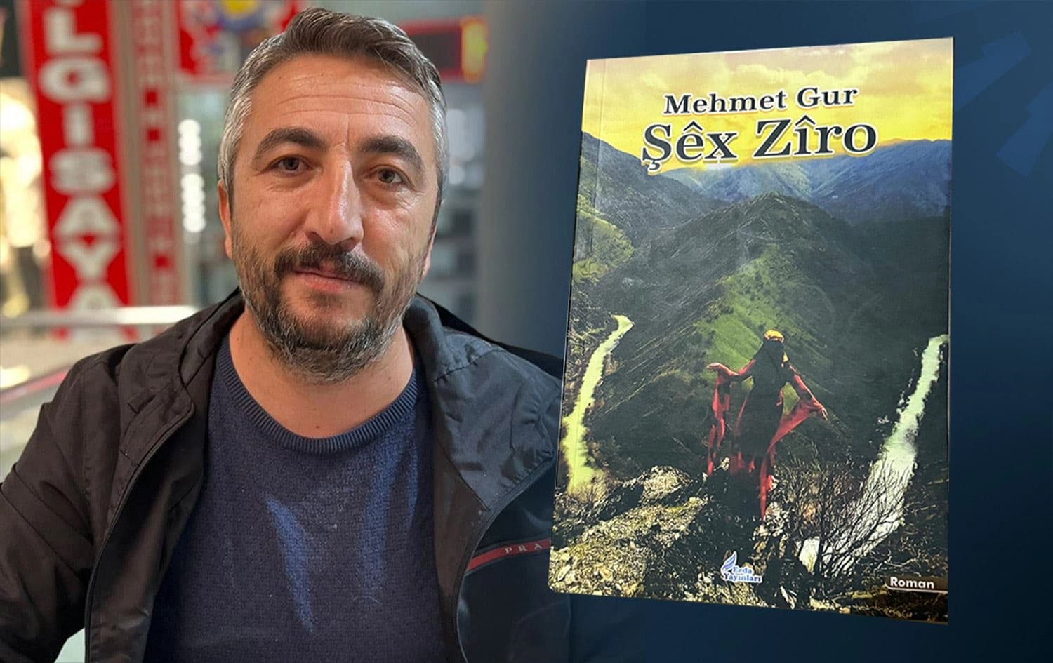 Foto: Kürt yazar Mehmet Gür     