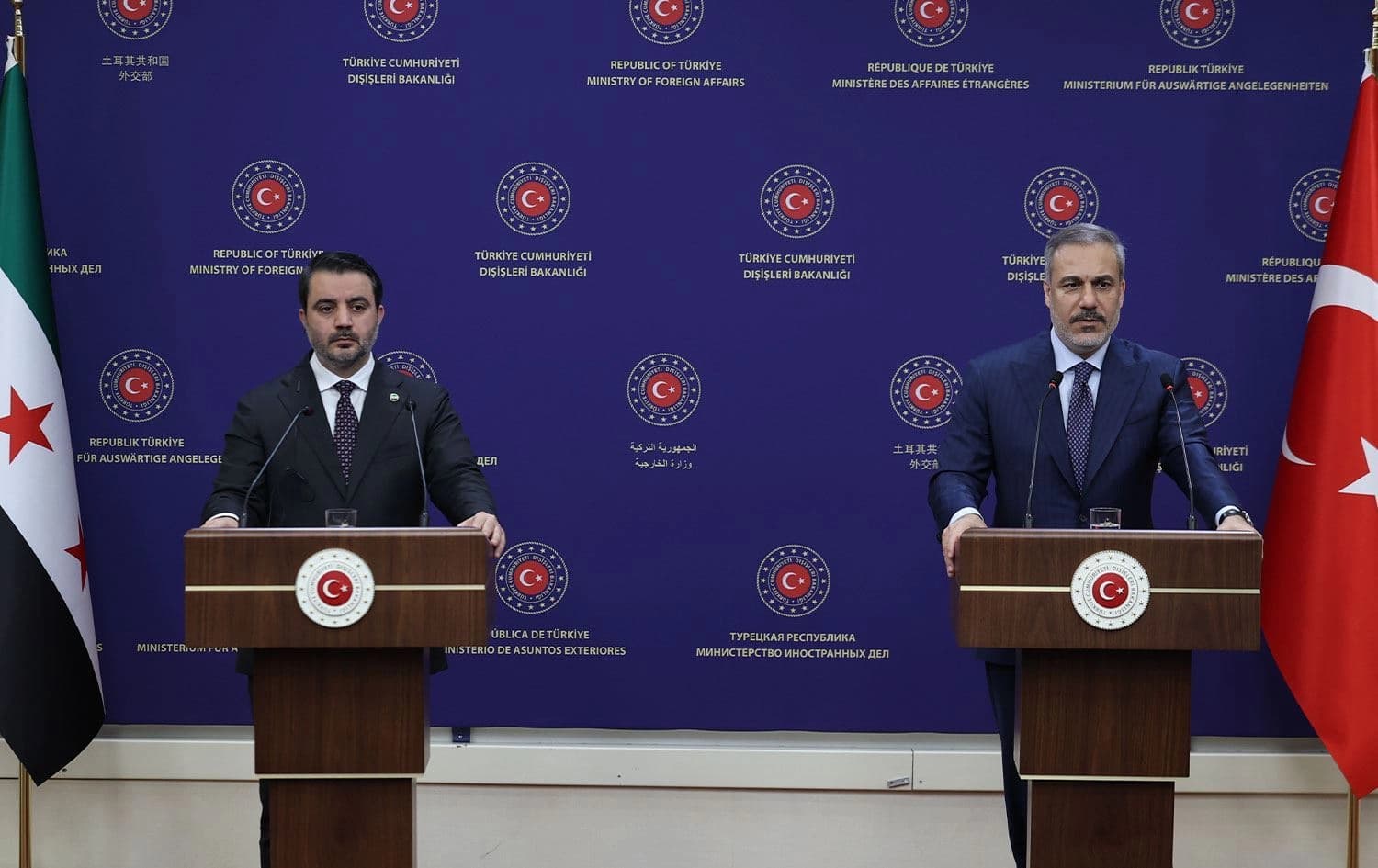 Esed Şeybanî û Hakan Fîdan /Wêne: AA