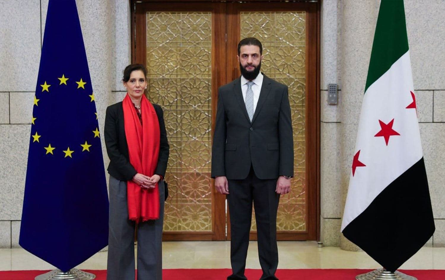 Hadja Lahbîb bi Ehmed Şer re civiya / Wêne: Tora Civakî 
