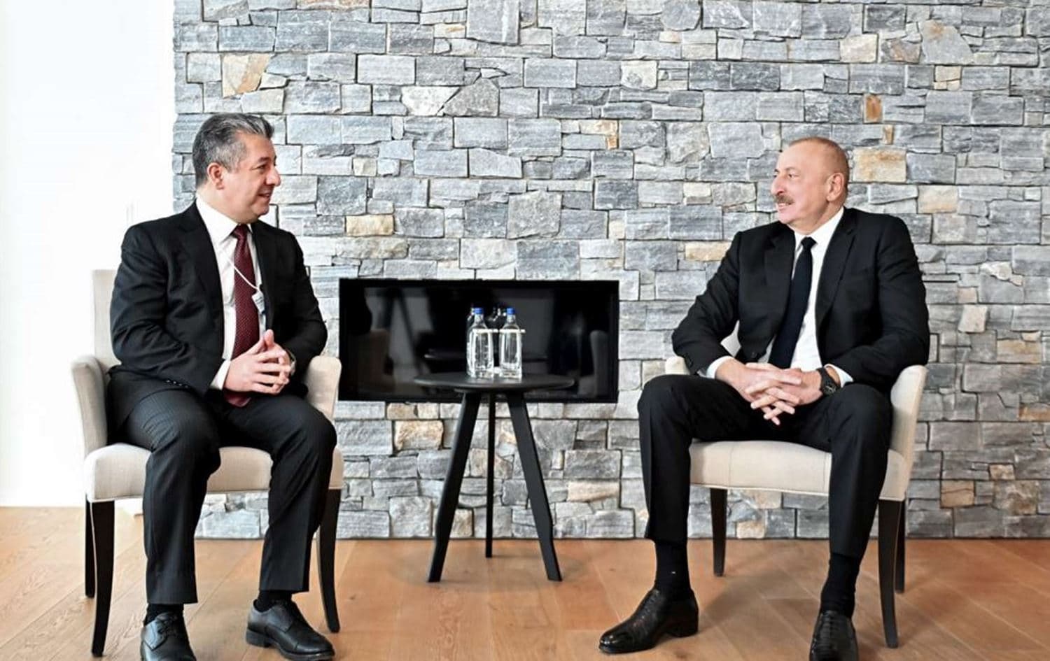 Başbakan Barzani ile Aliyev bir arada