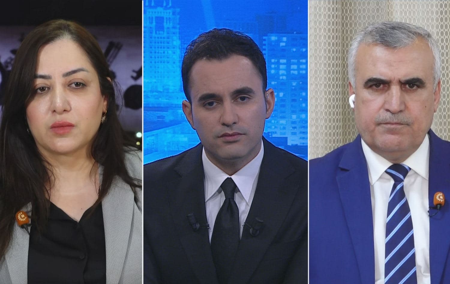 نوێنەر فاتیح لەگەڵ میوانەکانی لە بەرنامەی رووداوی ئەمڕۆ