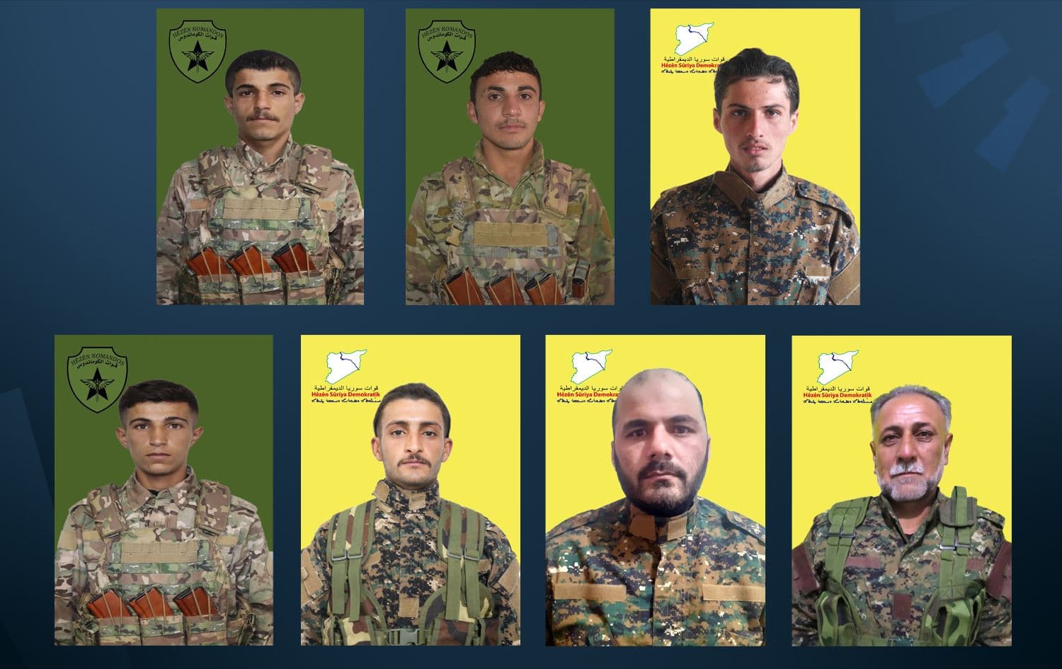 Şervanên canê xwe ji dest daye / Wêne: HSD-Rûdaw Grafîk