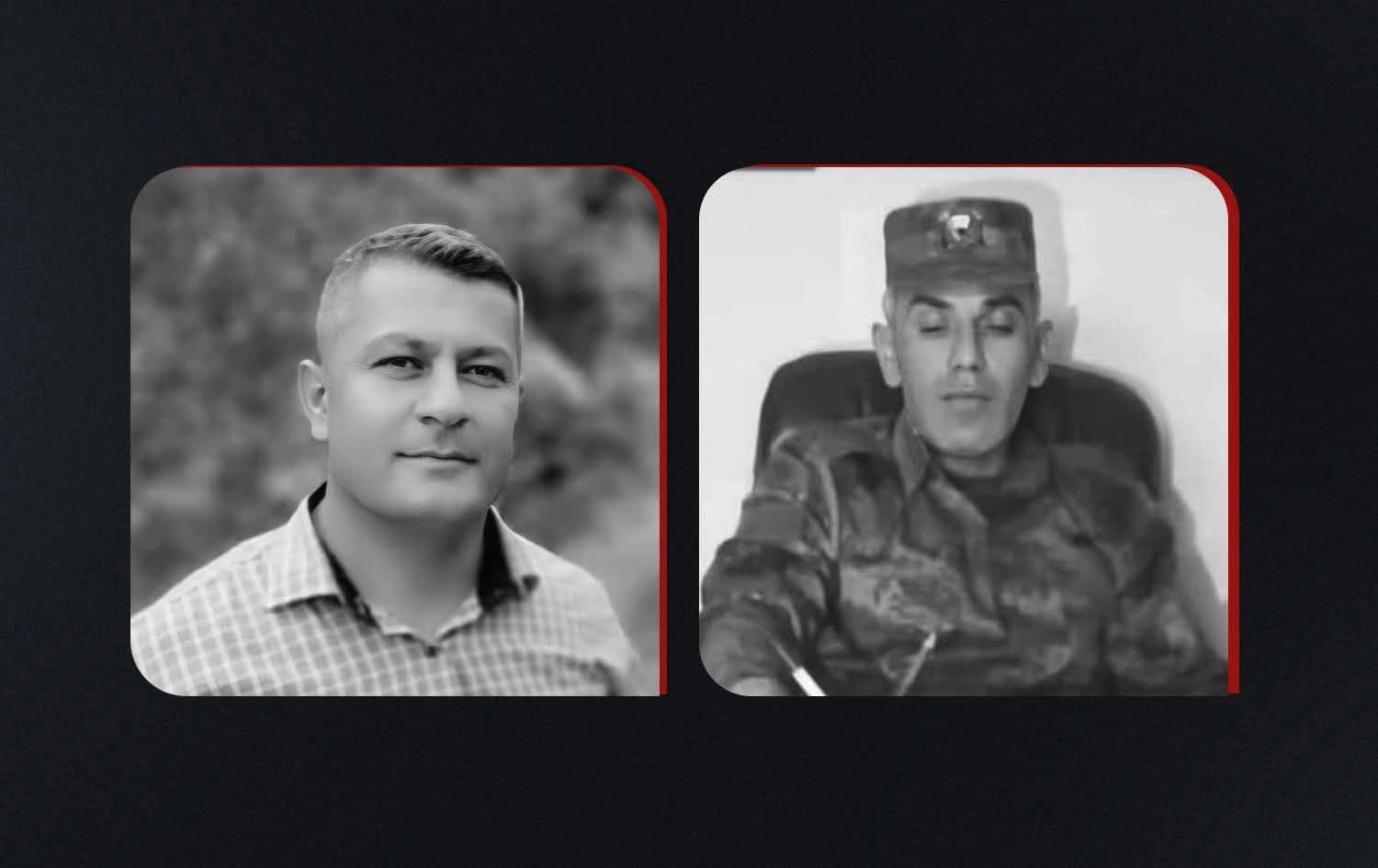 Mehvan Naji (left) and Ali Ramazan (right). Graphic: Rudaw