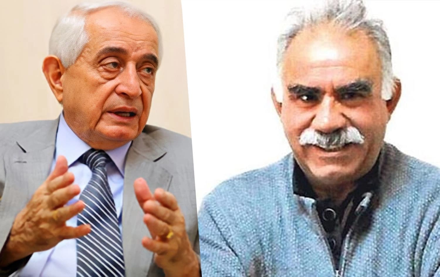 وێنەی ئۆجەلان و محەممەد ئەمین پێنجوێنی
