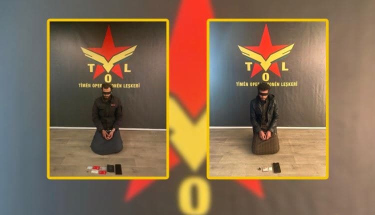 Two suspected ISIS leaders detained by SDF on January 24, 2025. Photo: SDF