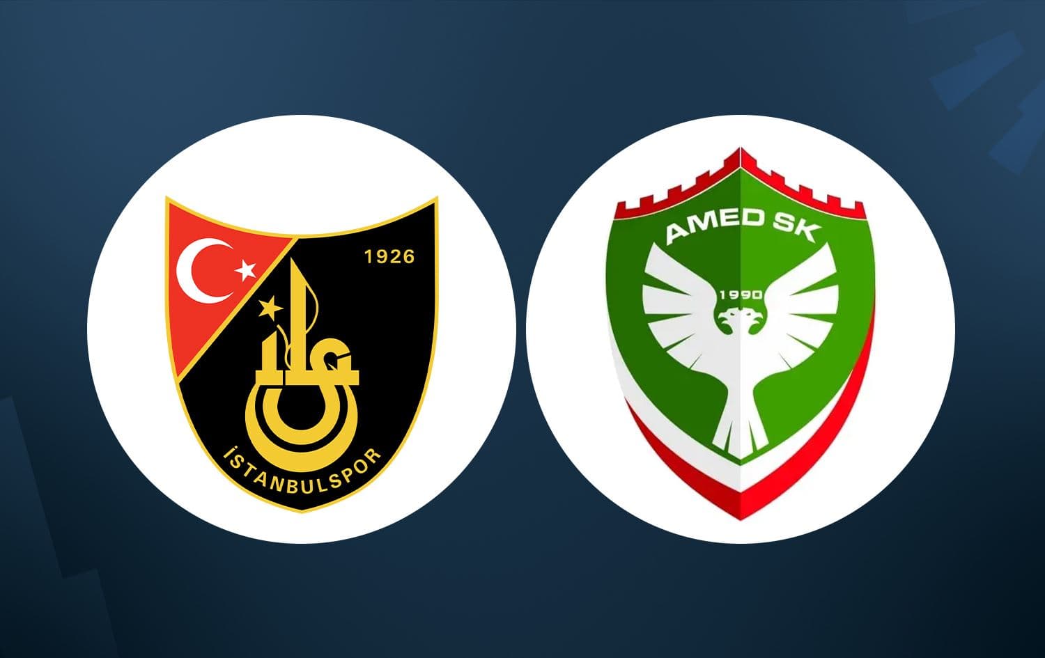 Logoyên Istanbulspor û Amedspor / Wêne: Rûdaw Grafîk