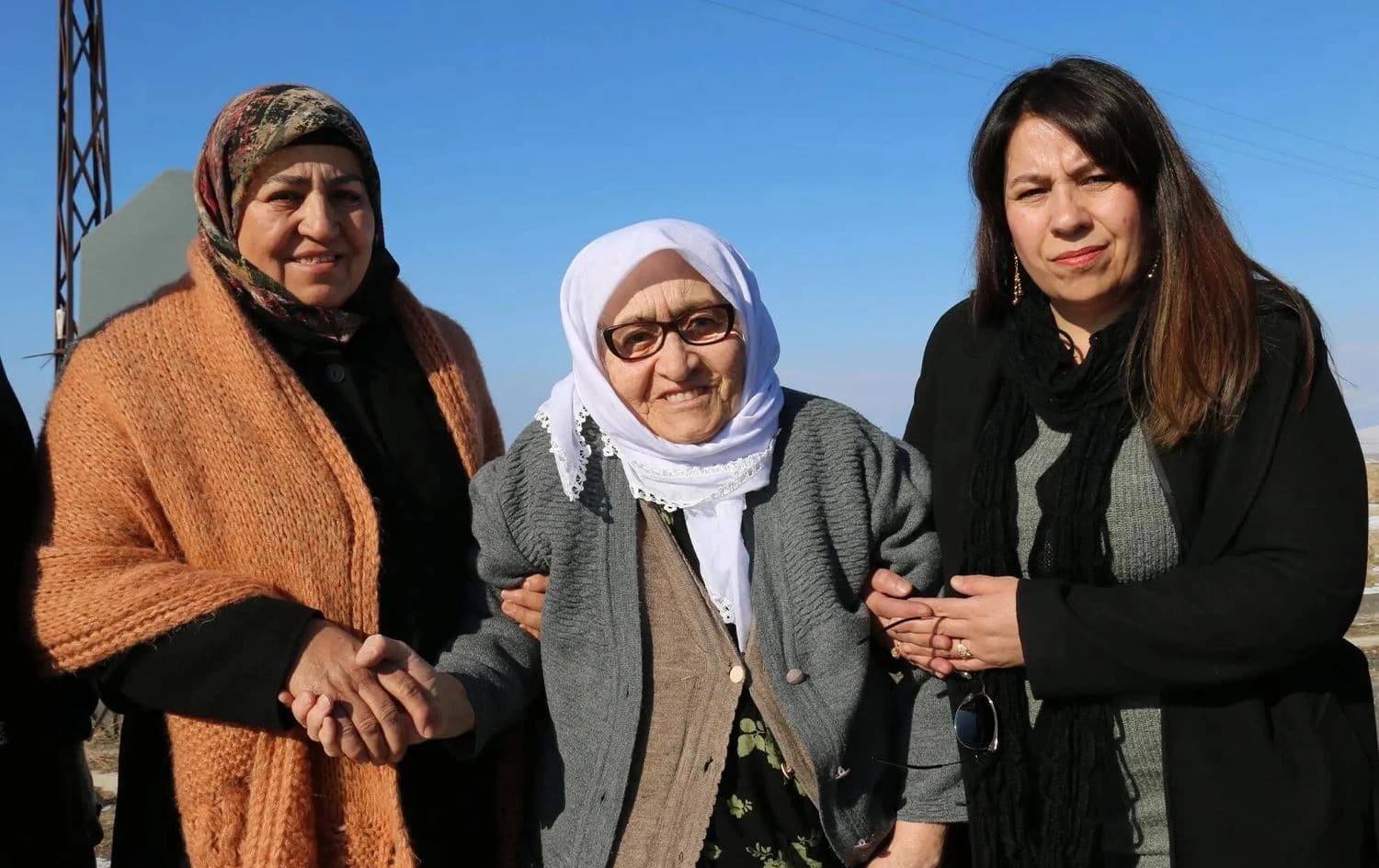 Hanîfî Arslan û malbata xwe\ Wêne: MA