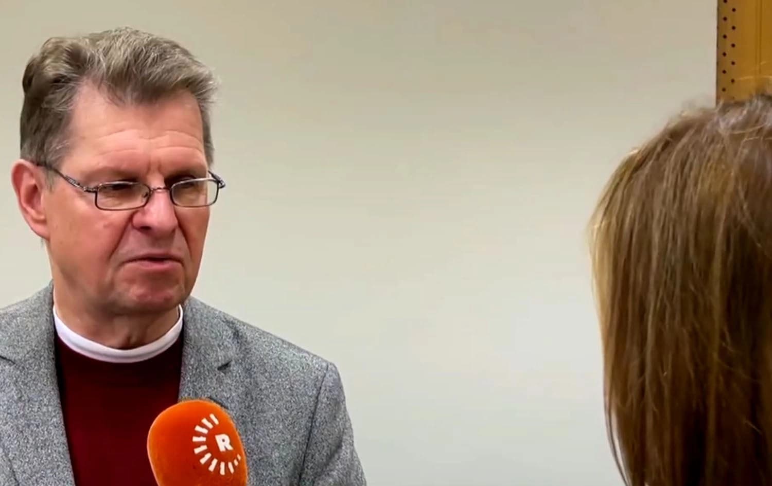 Social Democratic Party (SPD) member Ralph Stegner speaks to Rudaw's Alla Shally in Germany on January 24, 2025. Photo: Rudaw