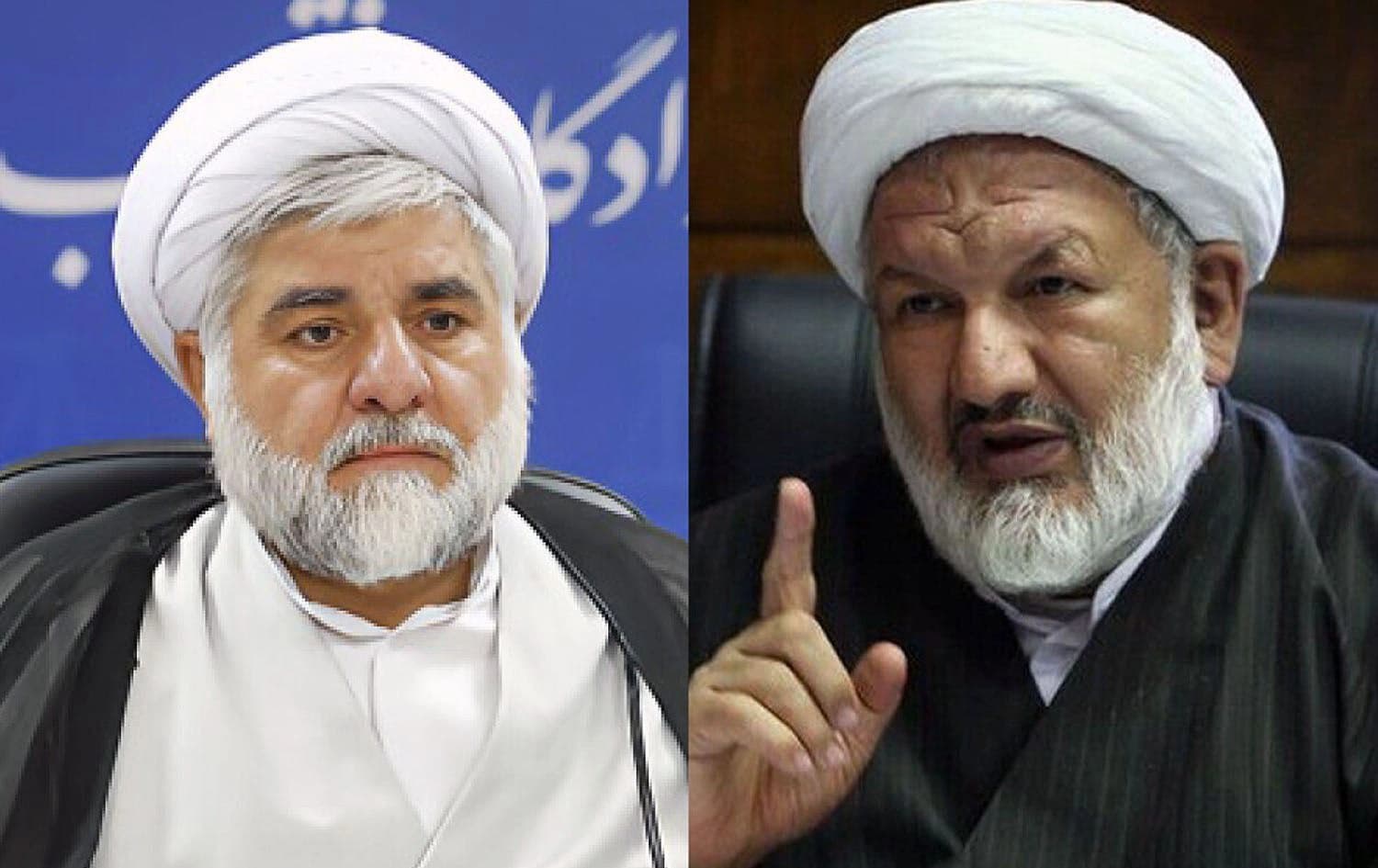Mohammad Moghiseh (right) and Ali Razini (left), the two assasinated Iranian judges. Photo: IRNA