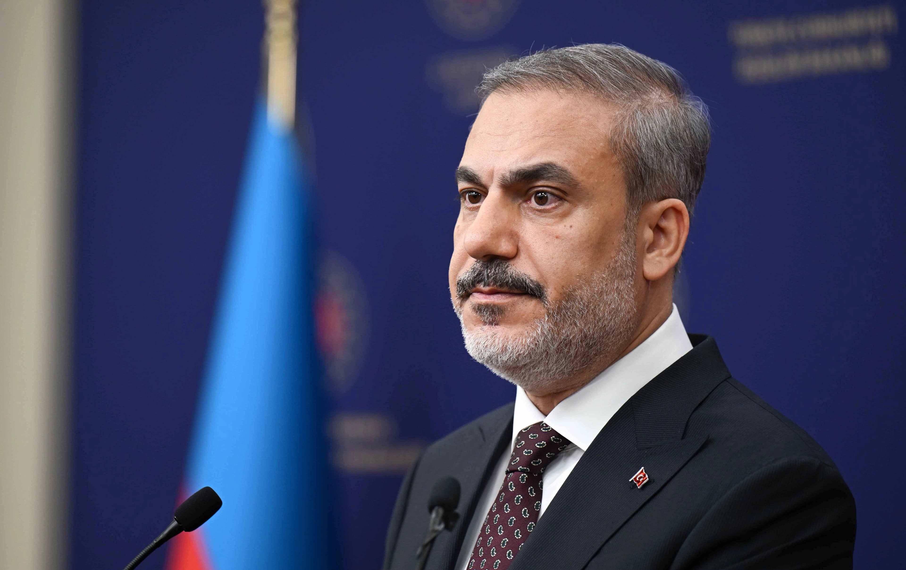 هاکان فیدان، وەزیری دەرەوەی تورکیا. وێنە: AA