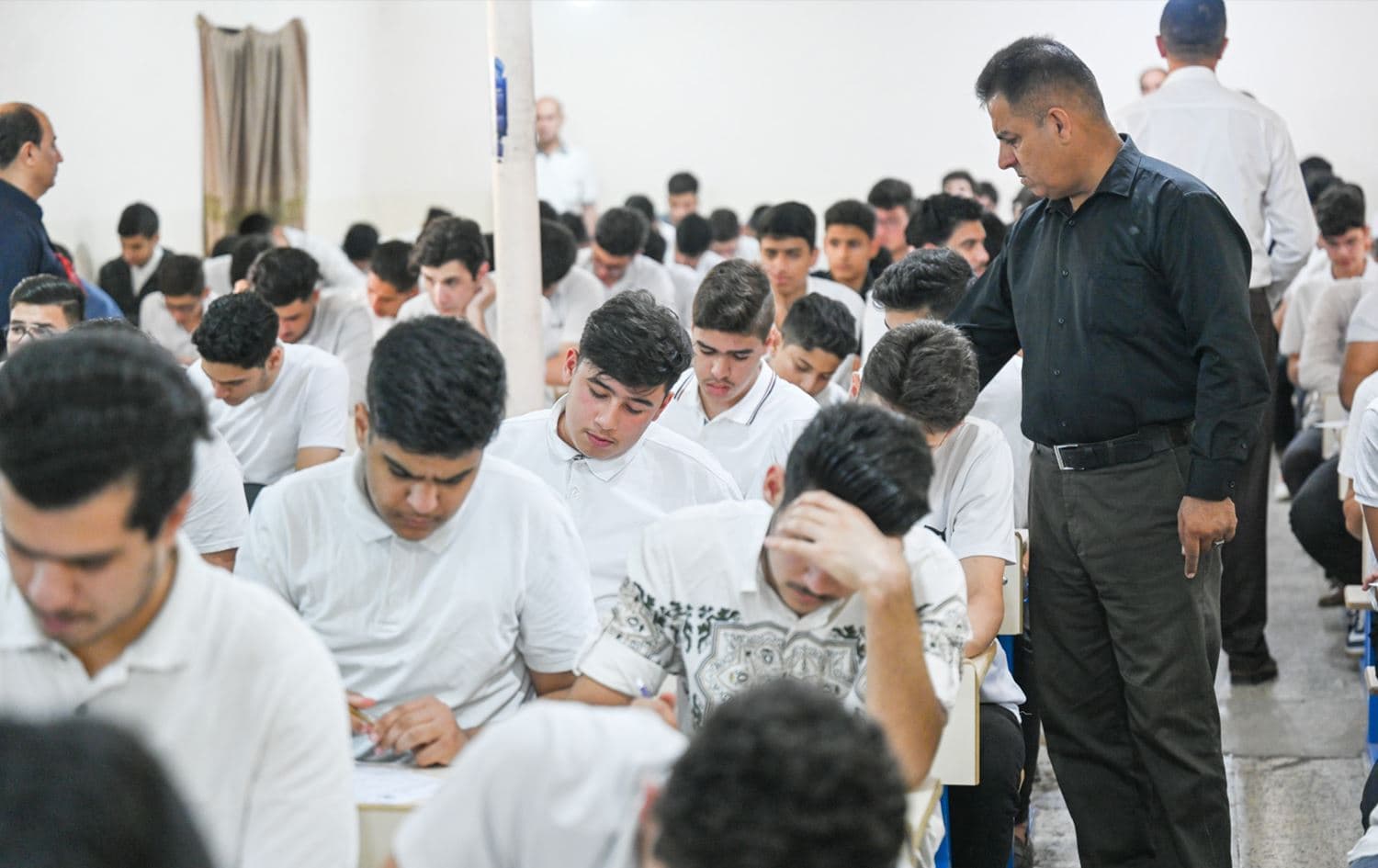 هۆڵێکی تاقیکردنەوەکان. وێنە: بڵند تاهیر - رووداو