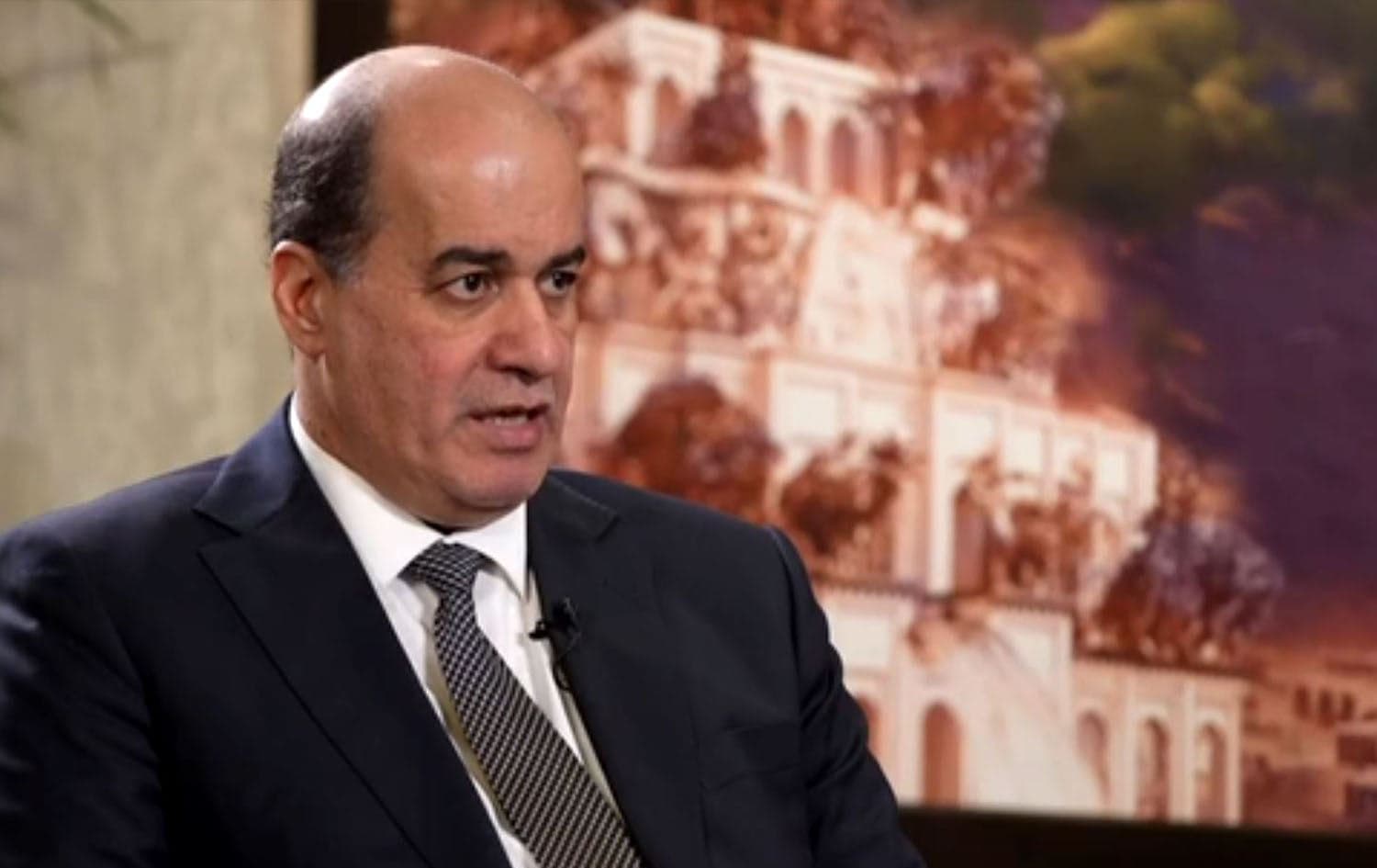  Nasser al-Asadi, advisor to Iraqi Prime Minister Mohammed Shia’ al-Sudani speaks to Rudaw’s Nwenar Fatih on January 28, 2025. Photo: Rudaw