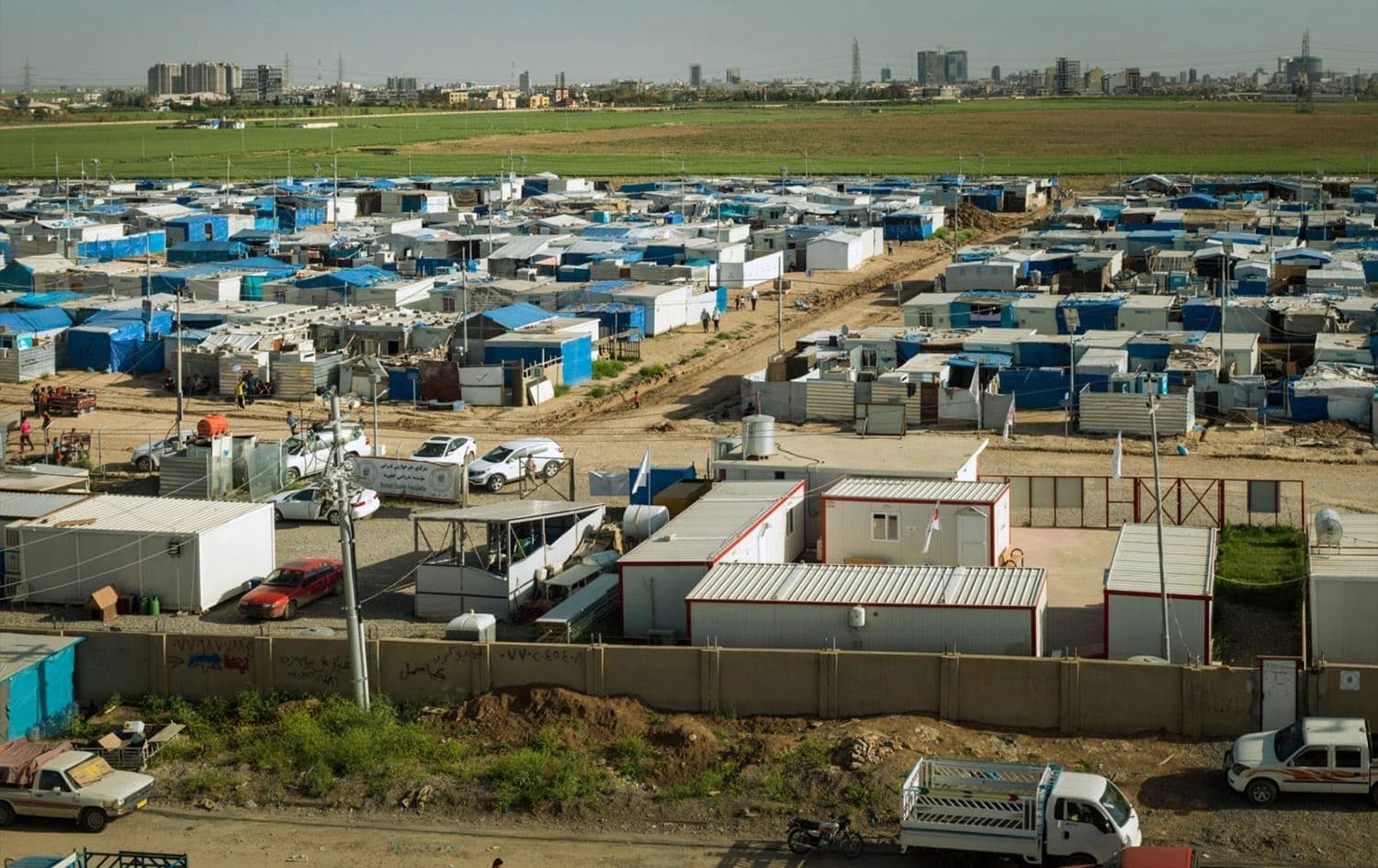 The Harsham camp in Erbil province. Photo: UNOPS