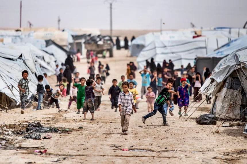 Al-hol camp in Rojava. Photo: AP/file 