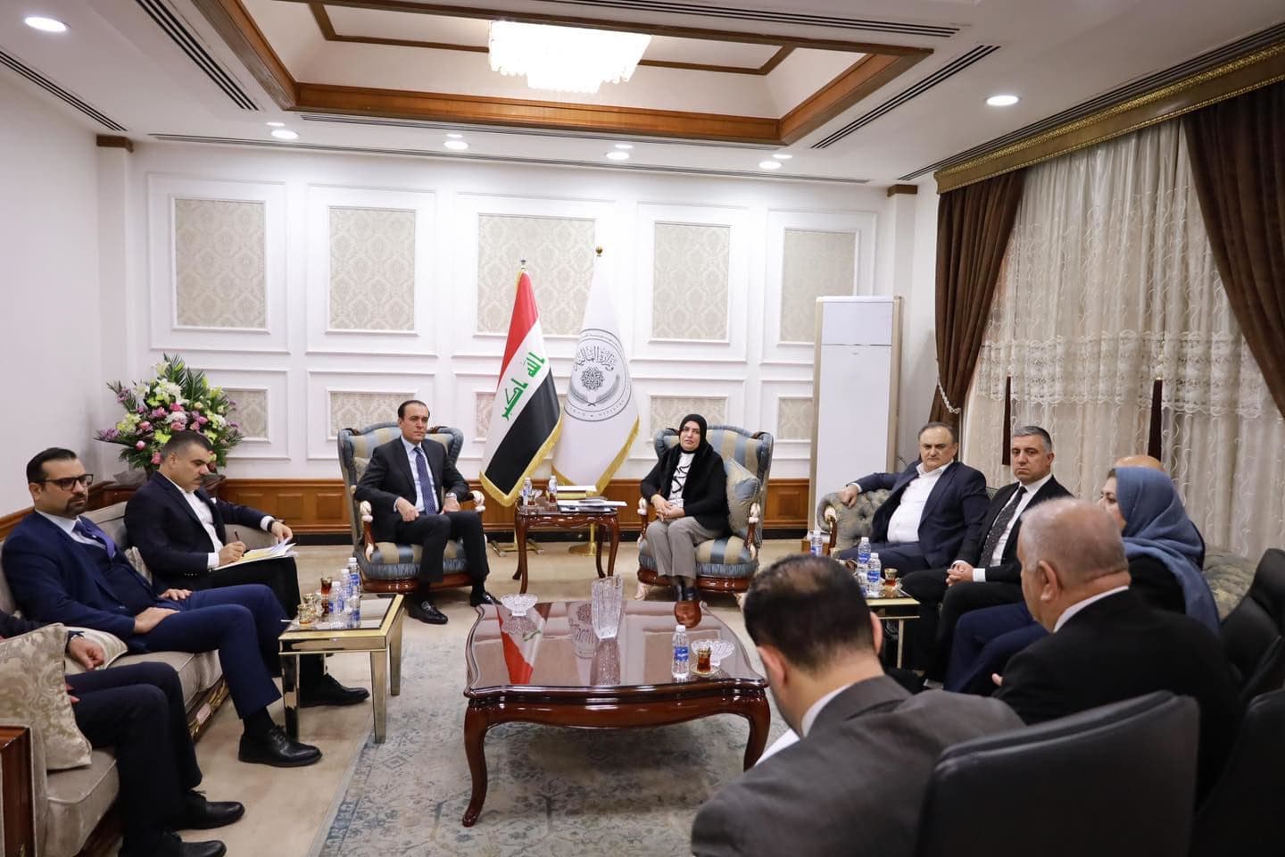 Meeting between Kurdish and Iraqi delegations in Baghdad. Photo: KRG finance ministry 