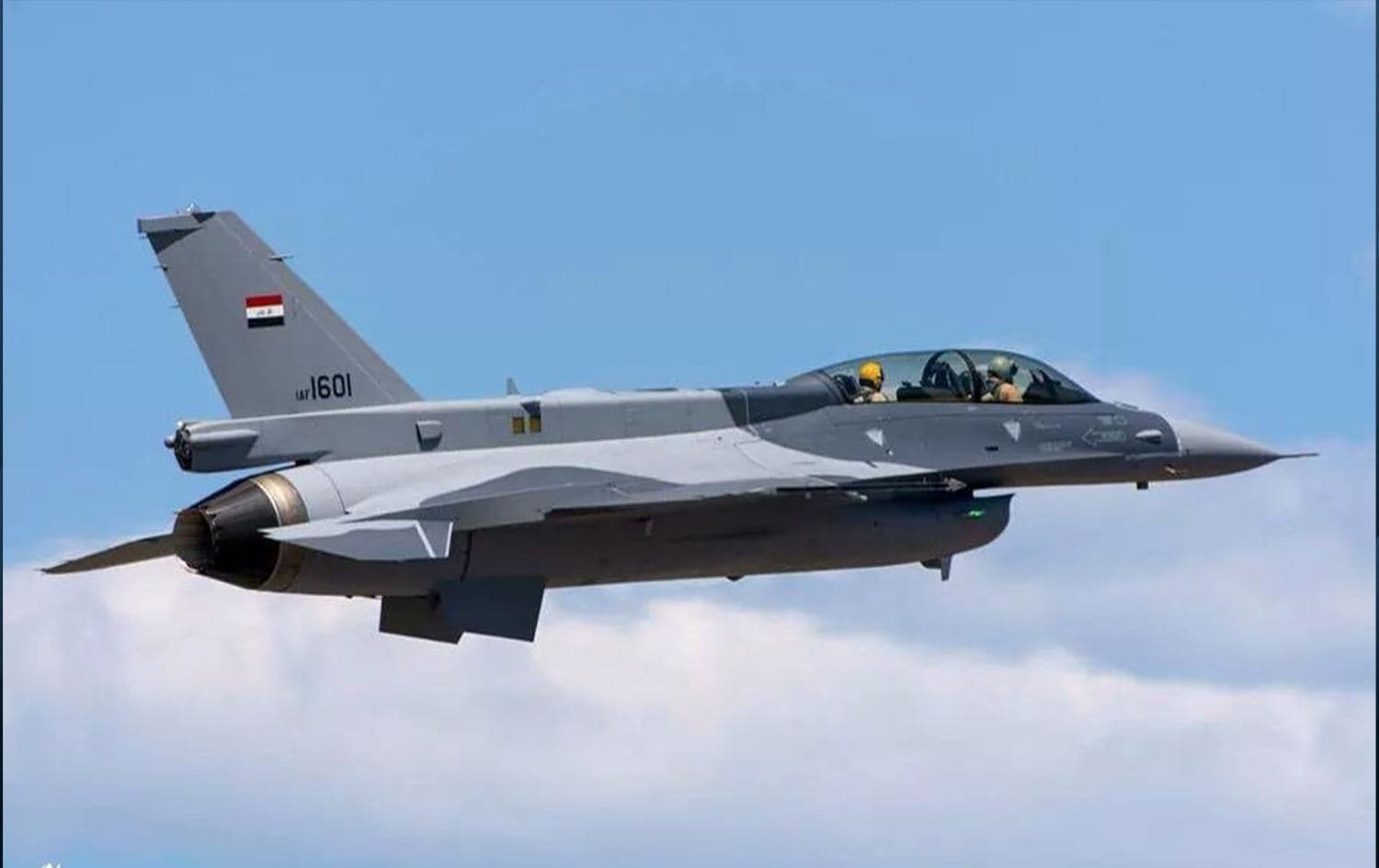 An Iraqi F-16 jet. Photo: INA