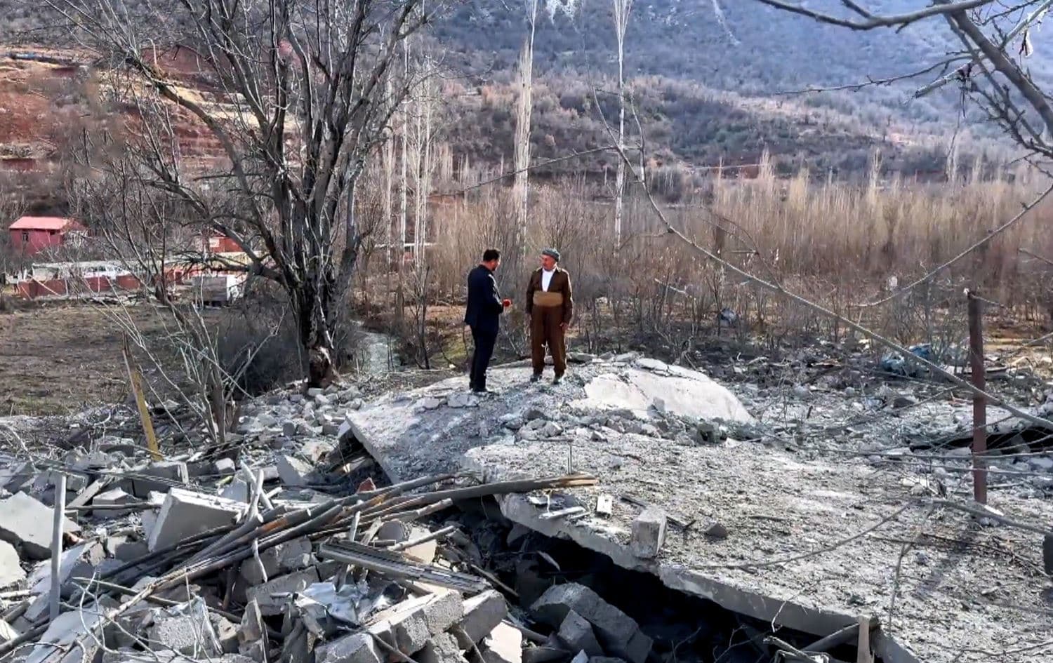 ‘Everything is gone’: Duhok villagers lose homes in conflict crossfire