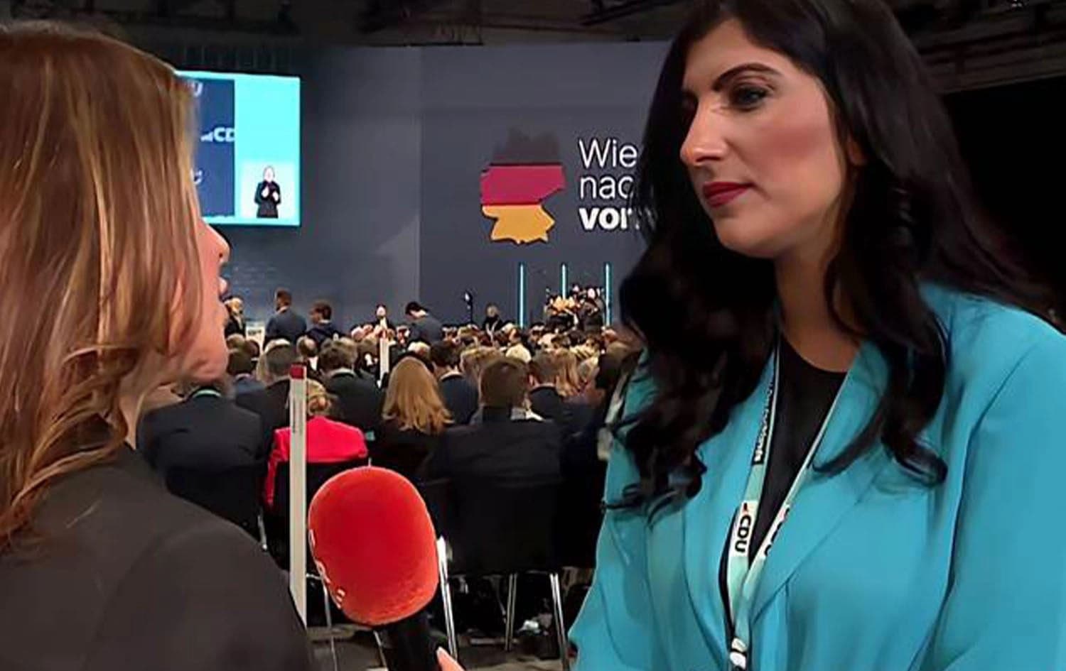 Seyran Papo, a lawmaker for Schleswig-Holstein during an interview with Rudaw on February 3, 2025. Photo: Rudaw 