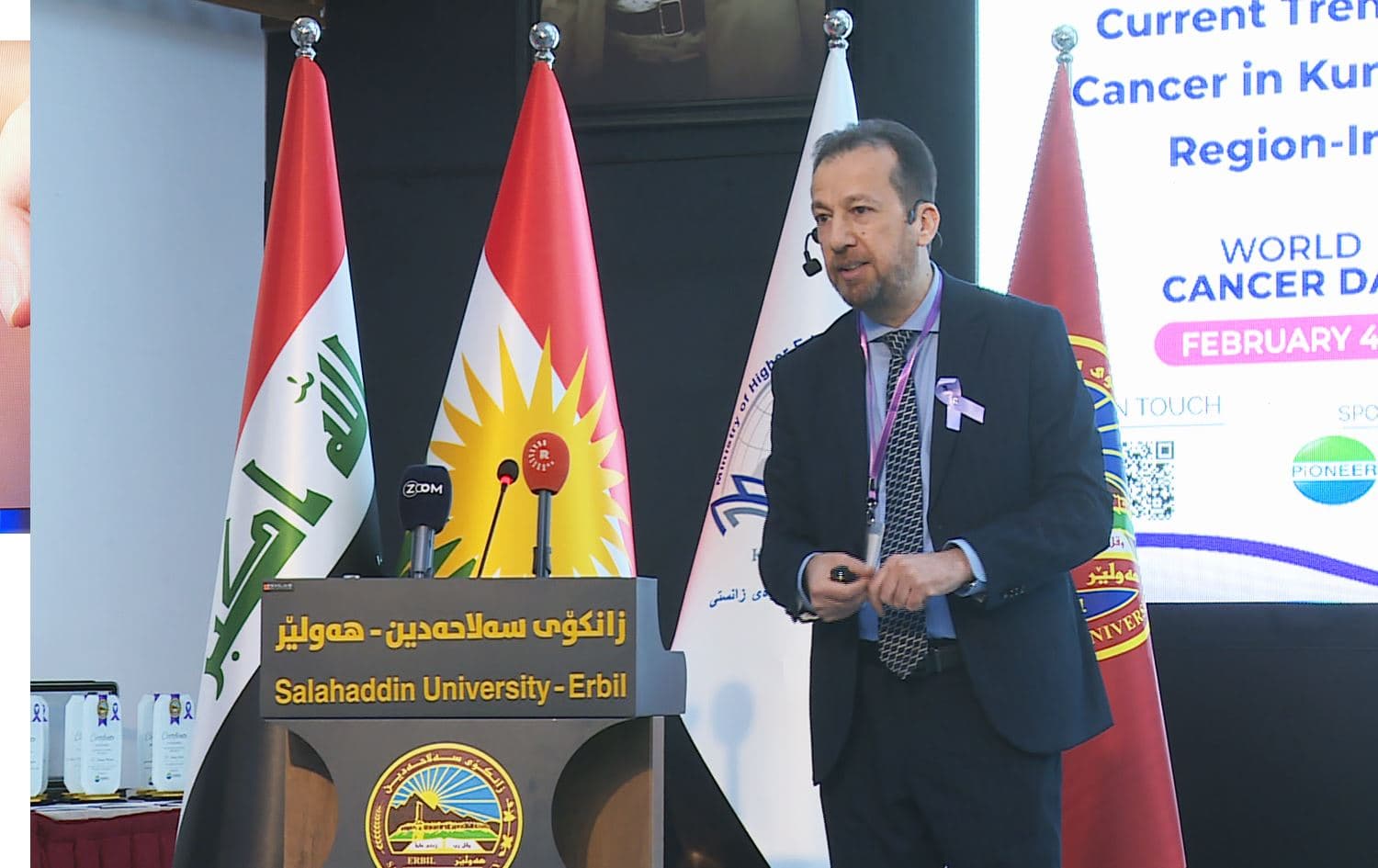 د. لوقمان نانەکەلی، پسپۆڕی نەخۆشییەکانی شێرپەنجە.