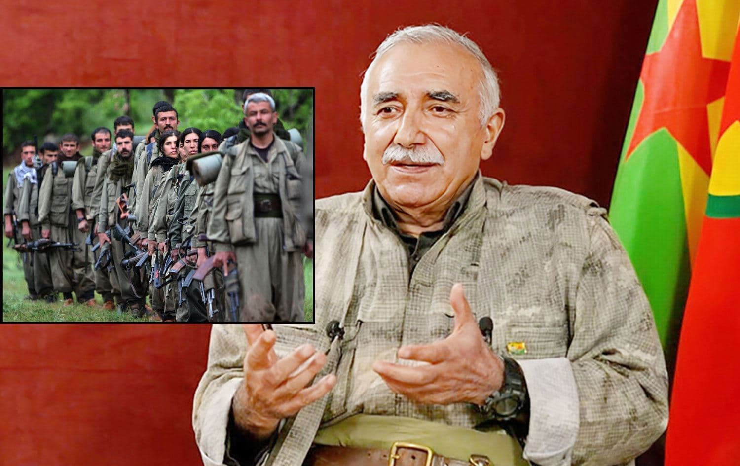 Murat Karayilan\ Wêne: Rûdaw Grafîk