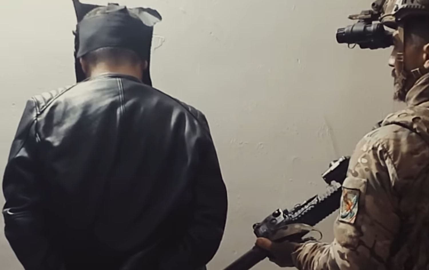 An Islamic State (ISIS) suspect arrested in Kirkuk on February 8, 2025. Screengrab: Counter Terrorism Group (CTG)/Facebook