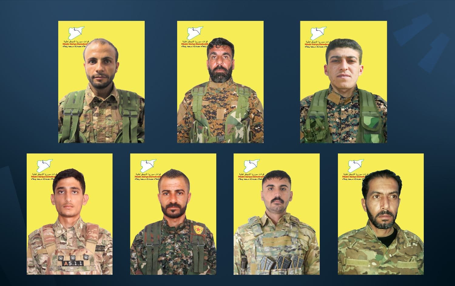 Şervanên canê xwe ji dest daye / Wêne: HSD-Rûdaw Grafîk