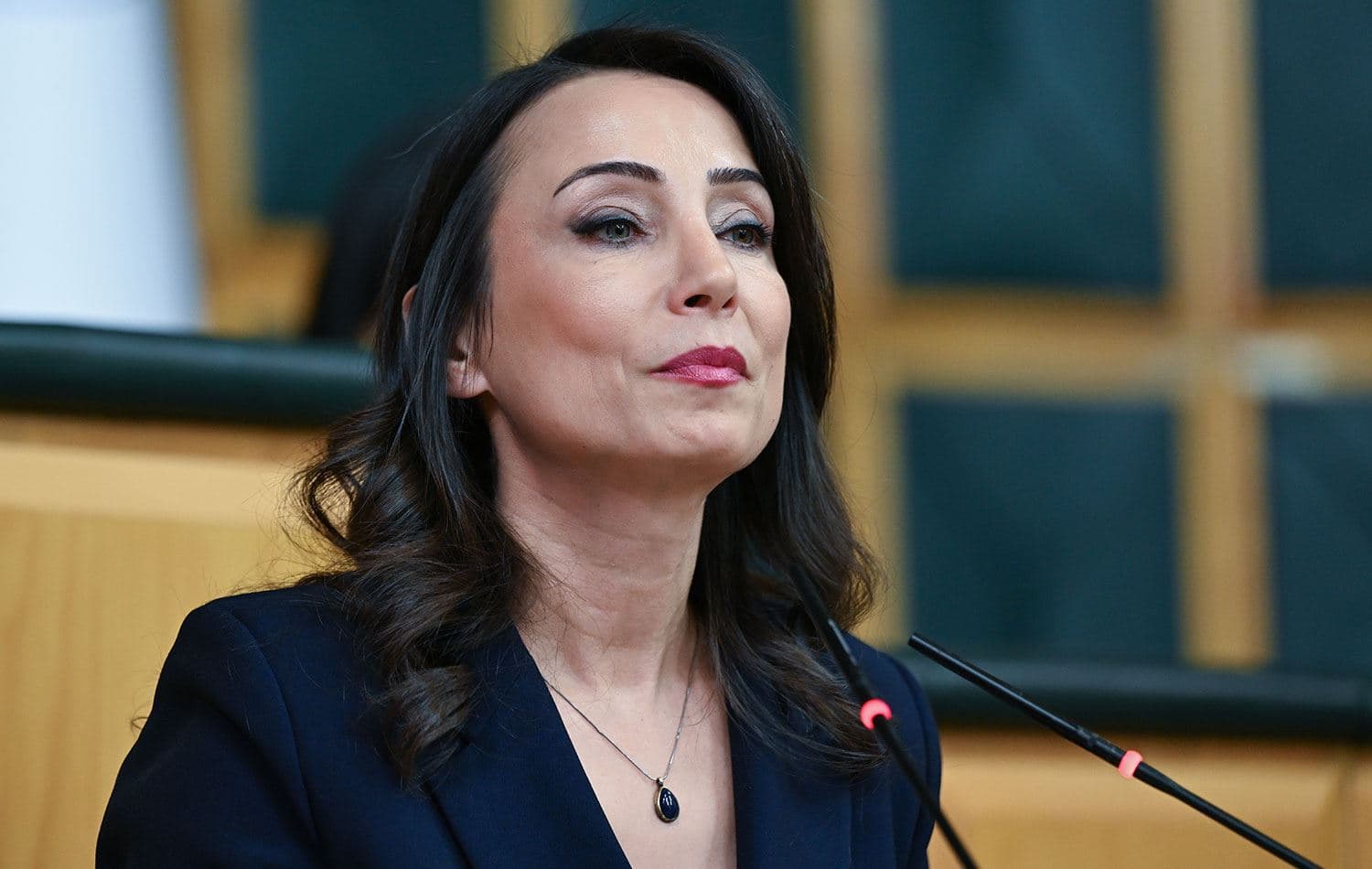 Hevseroka DEM Partiyê Tulay Hatîmogullari / Wêne: AA