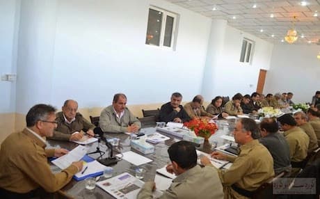 Central committee of the Kurdistan Democratic Party (PDK) Dec. 9, 2014. Photo: PDK