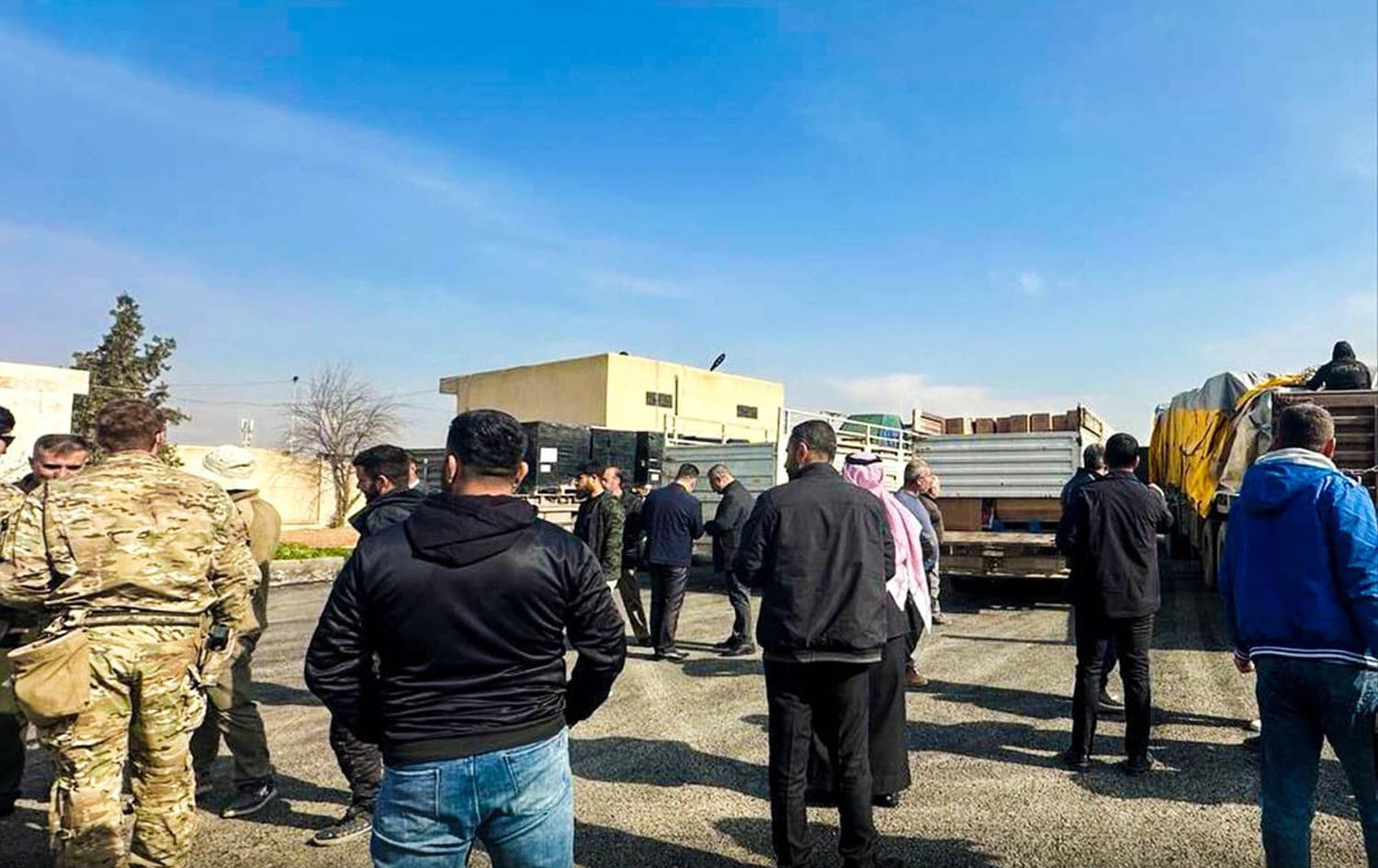 ABD güçlerin Rojava’ya ikinci insani yardım paketini ulaştırdı. / Foto: DSG